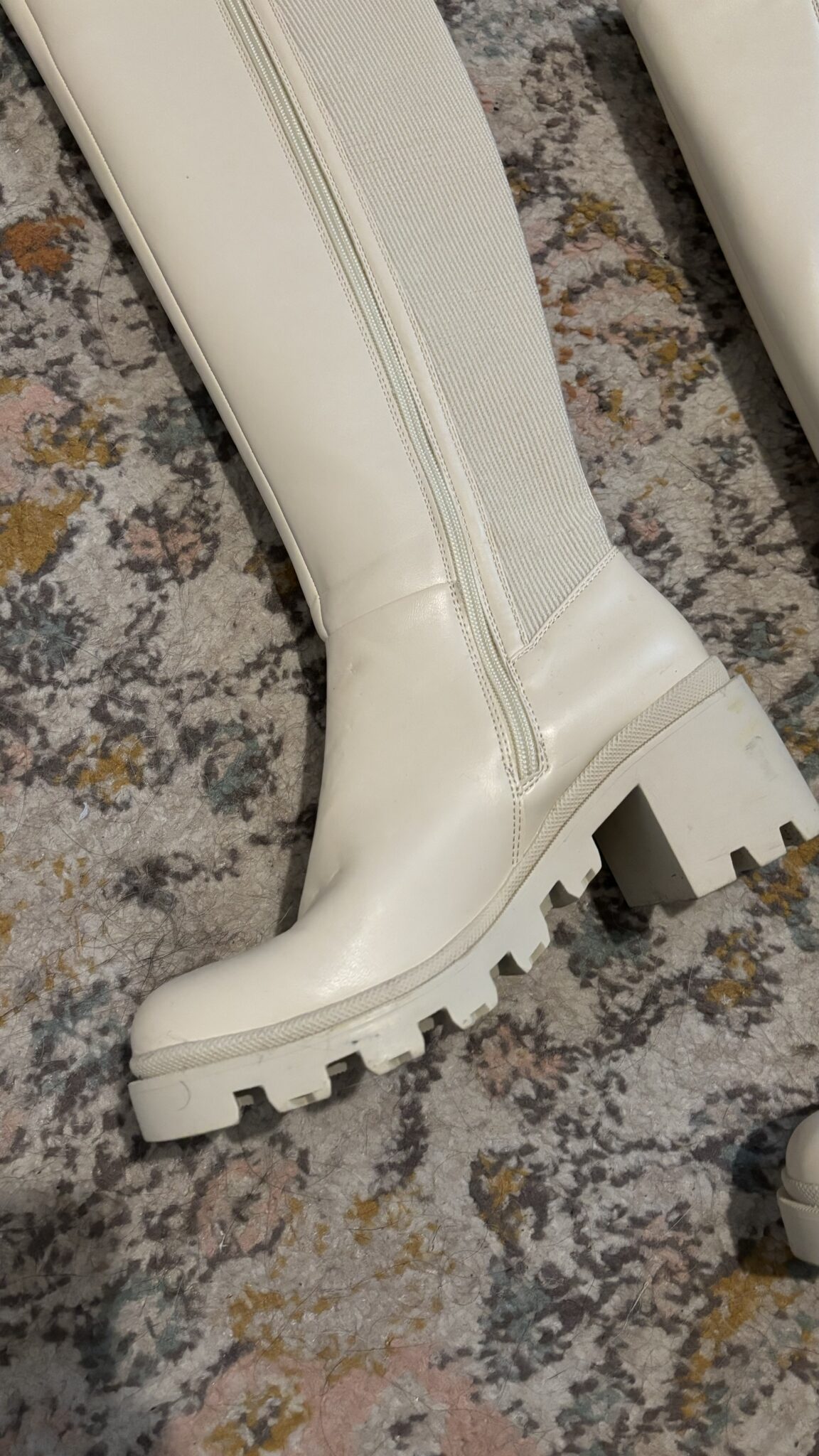 Image for Bottes haut off-white