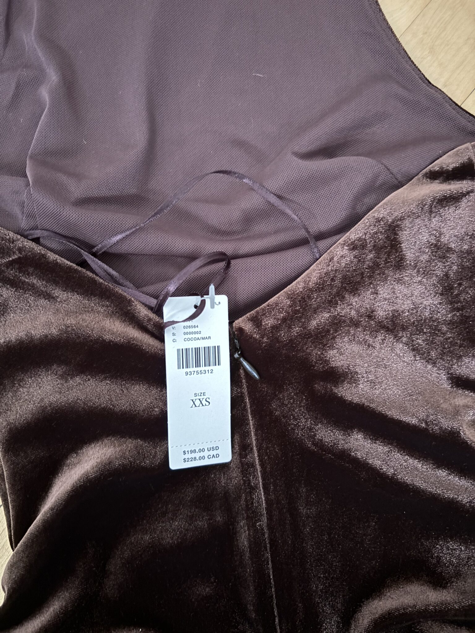 Image for BHLDN Holly Halter stretch velvet midi dress