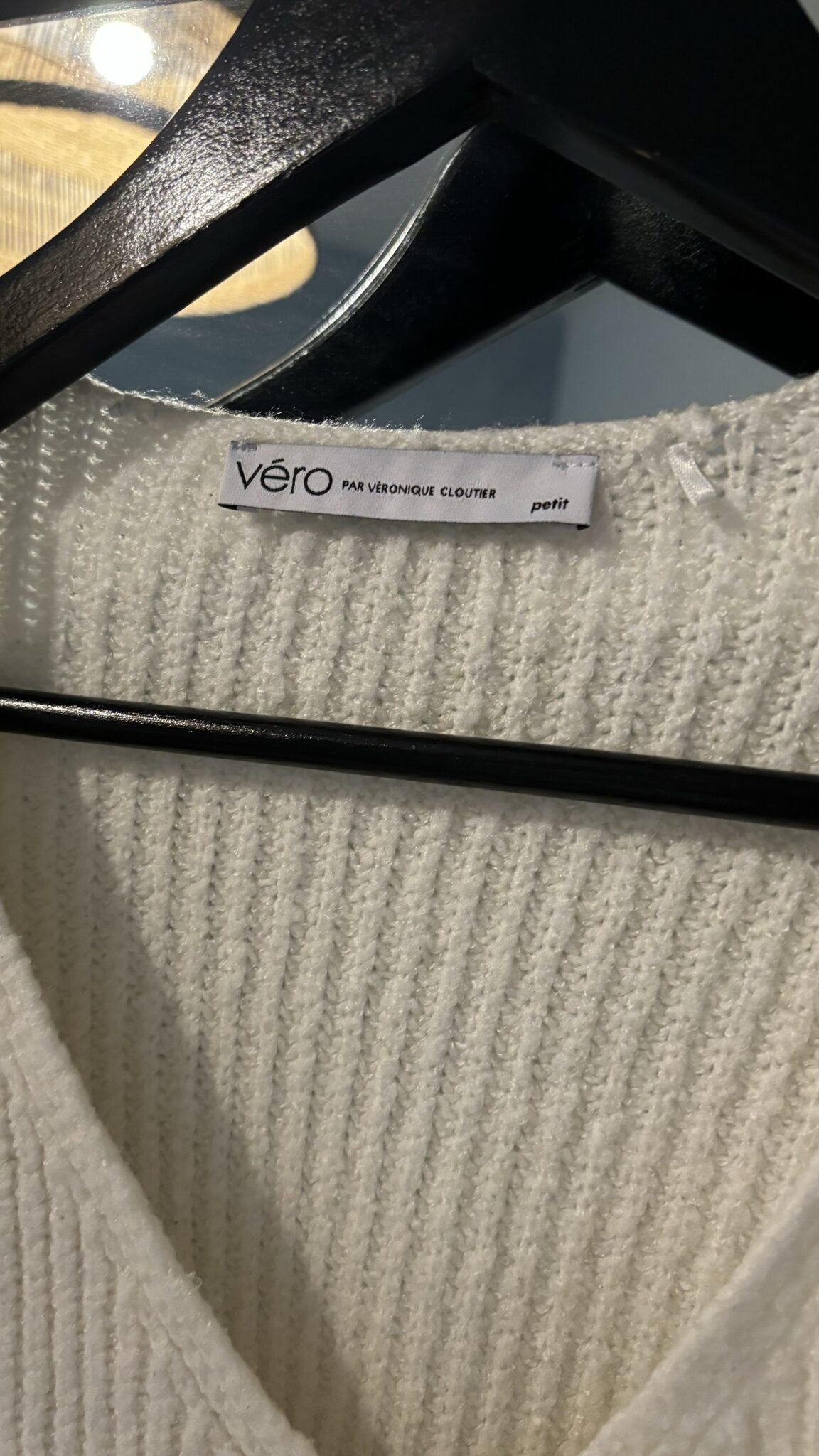 Image for Pull en tricot off-white