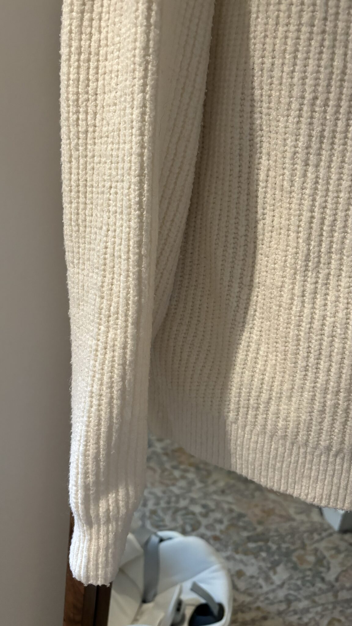 Image for Pull en tricot off-white