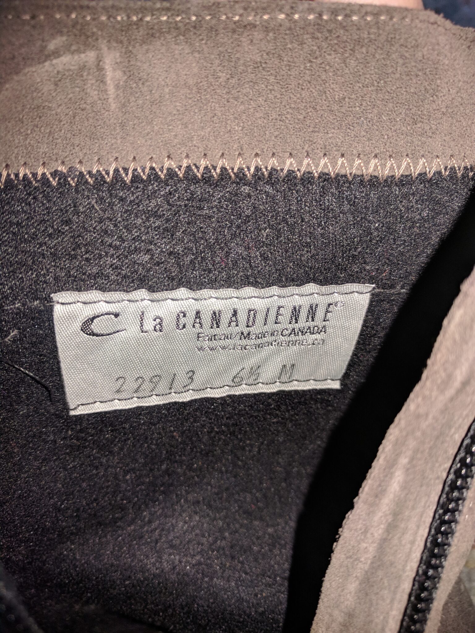 Image for La Canadienne-Botillons en suède couleur ciment