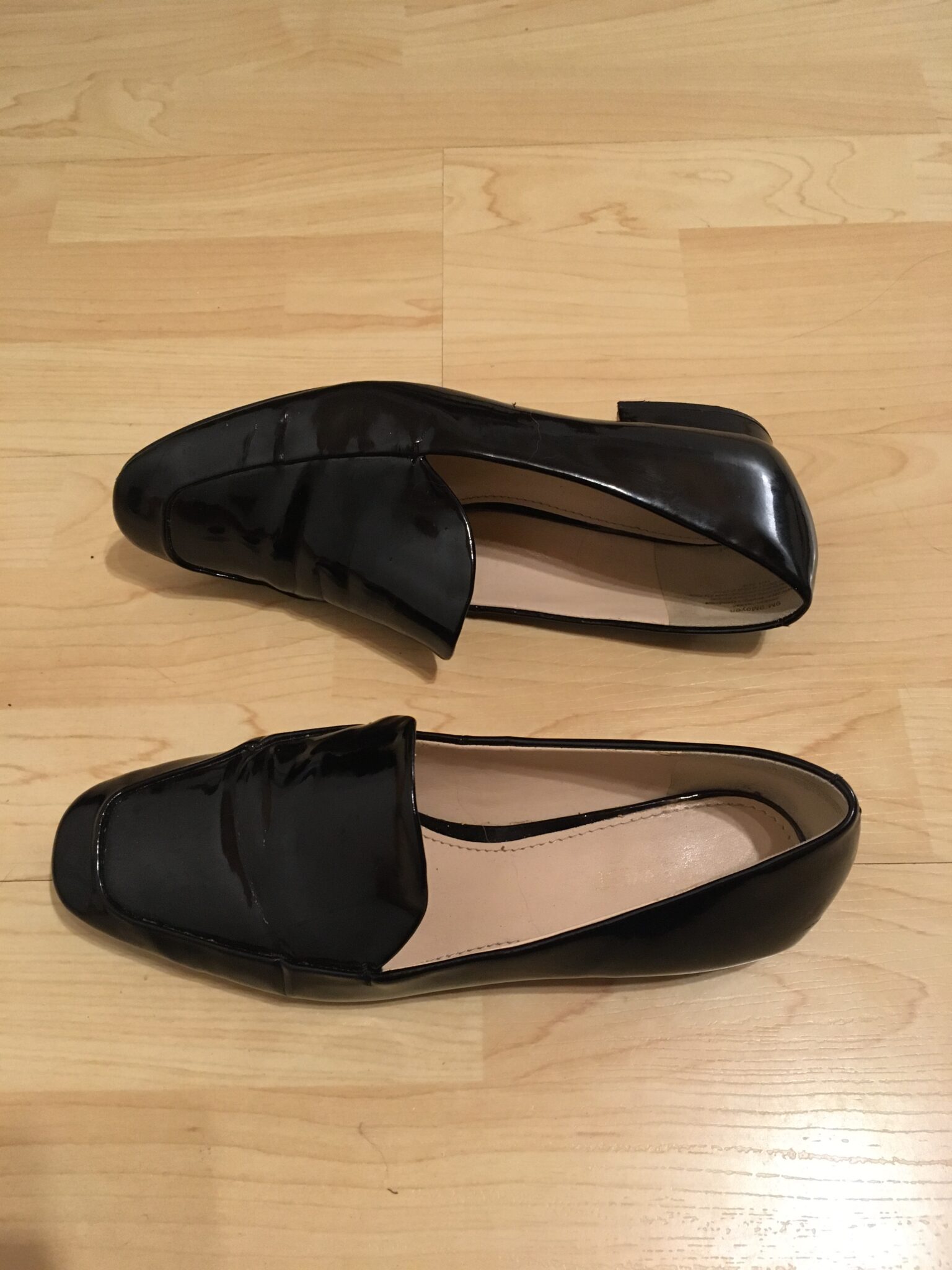 Image for Nine West black patent loafers