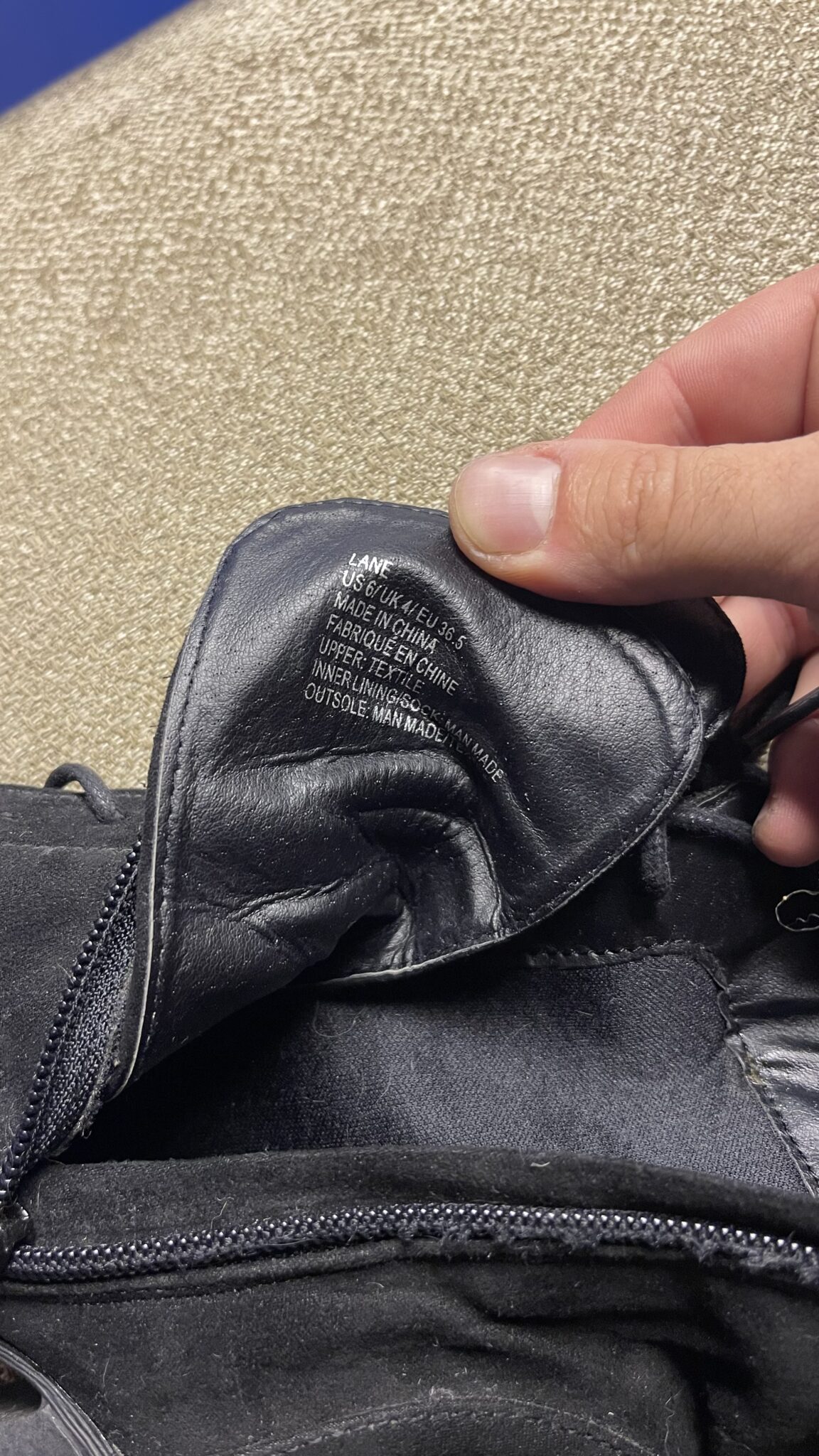 Image for Bottines à talon à lacet