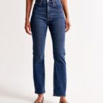 Thumbnail for Ultra High Rise Ankle Straight Jean 26Short