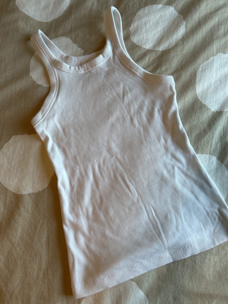 Featured image for Basic white camisole