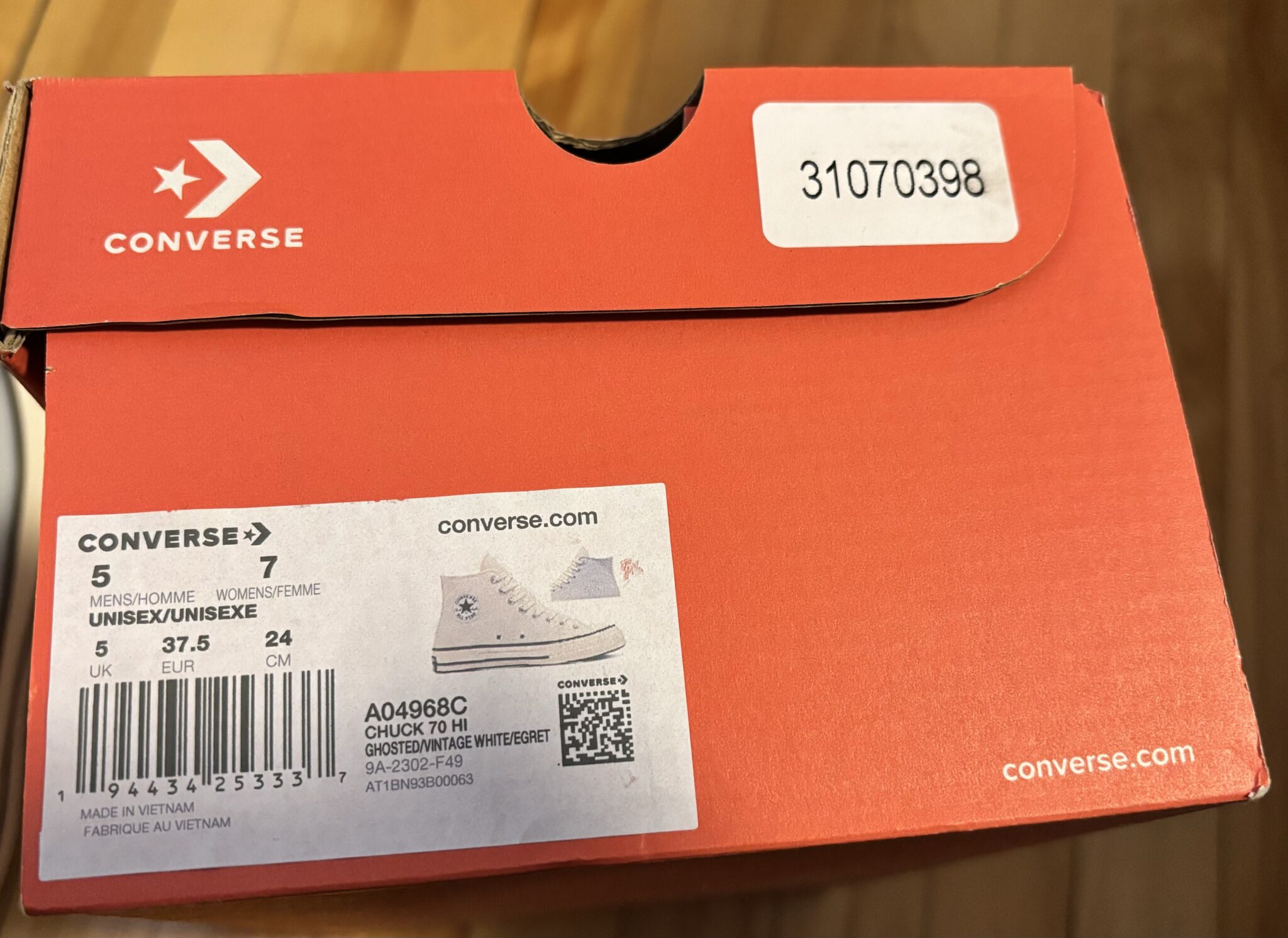 Image for Chaussures Converse Chuck 70 hi