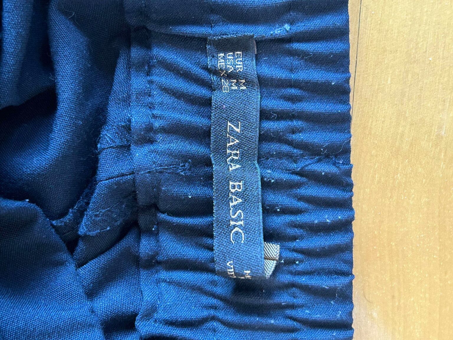 Image for pantalons marine ZARA