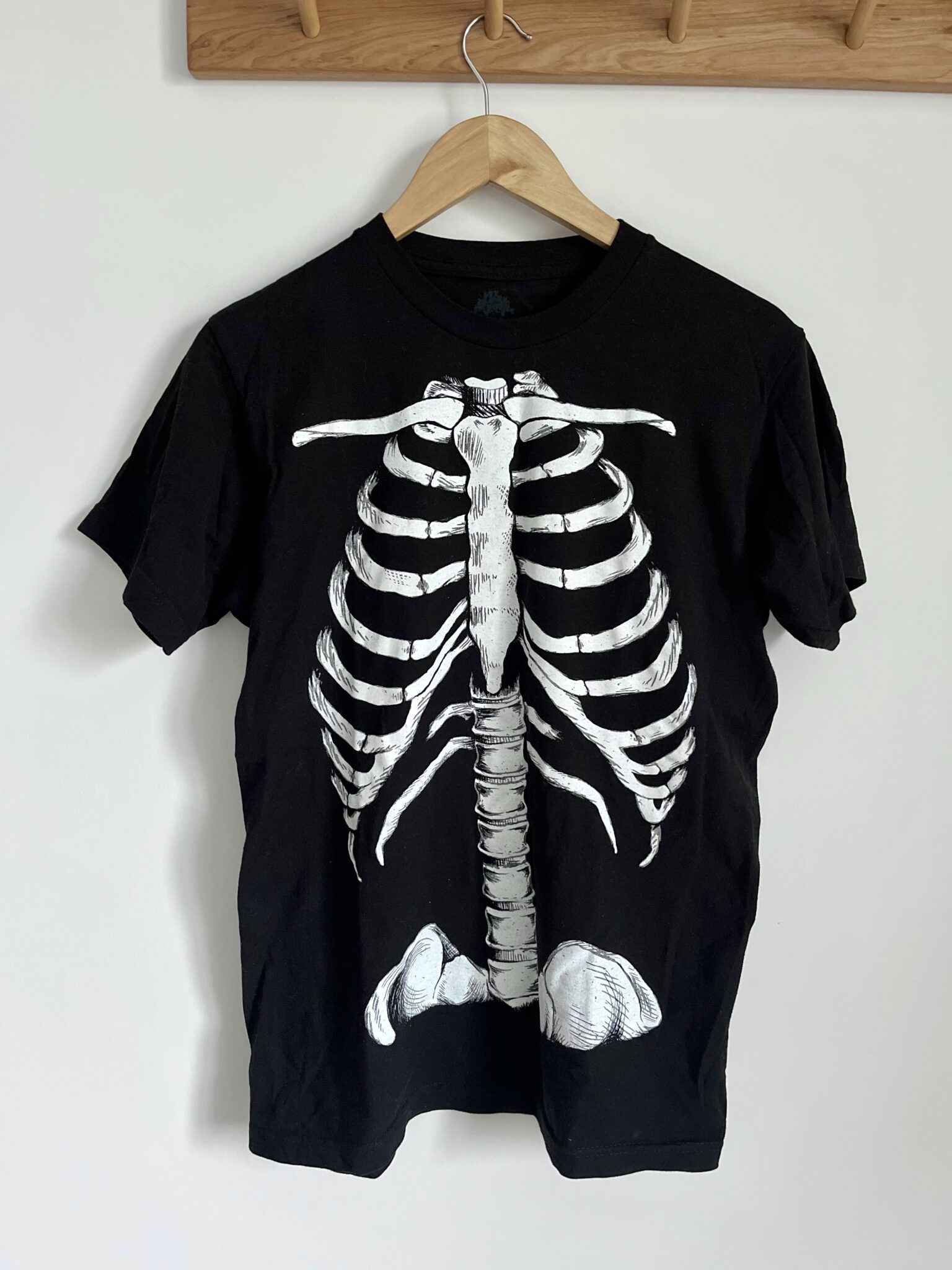 Image for 100% cotton skeleton print T-Shirt (M)