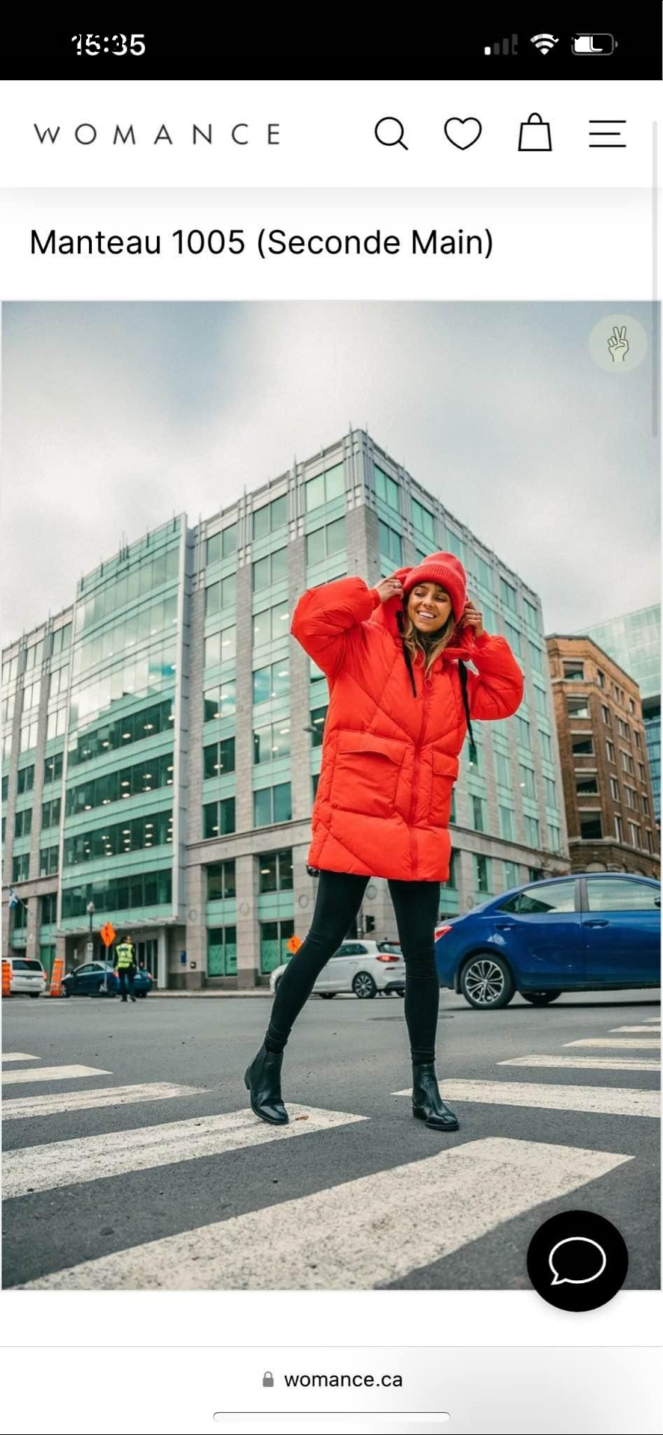 Image for Manteau oversize Womance