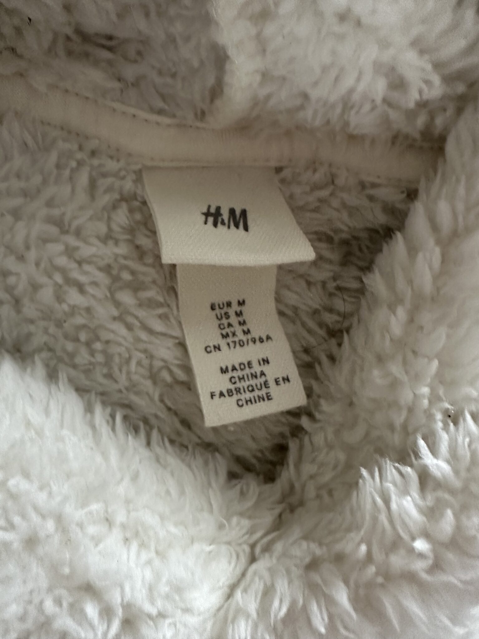 Image for Chandail blanc HM Medium