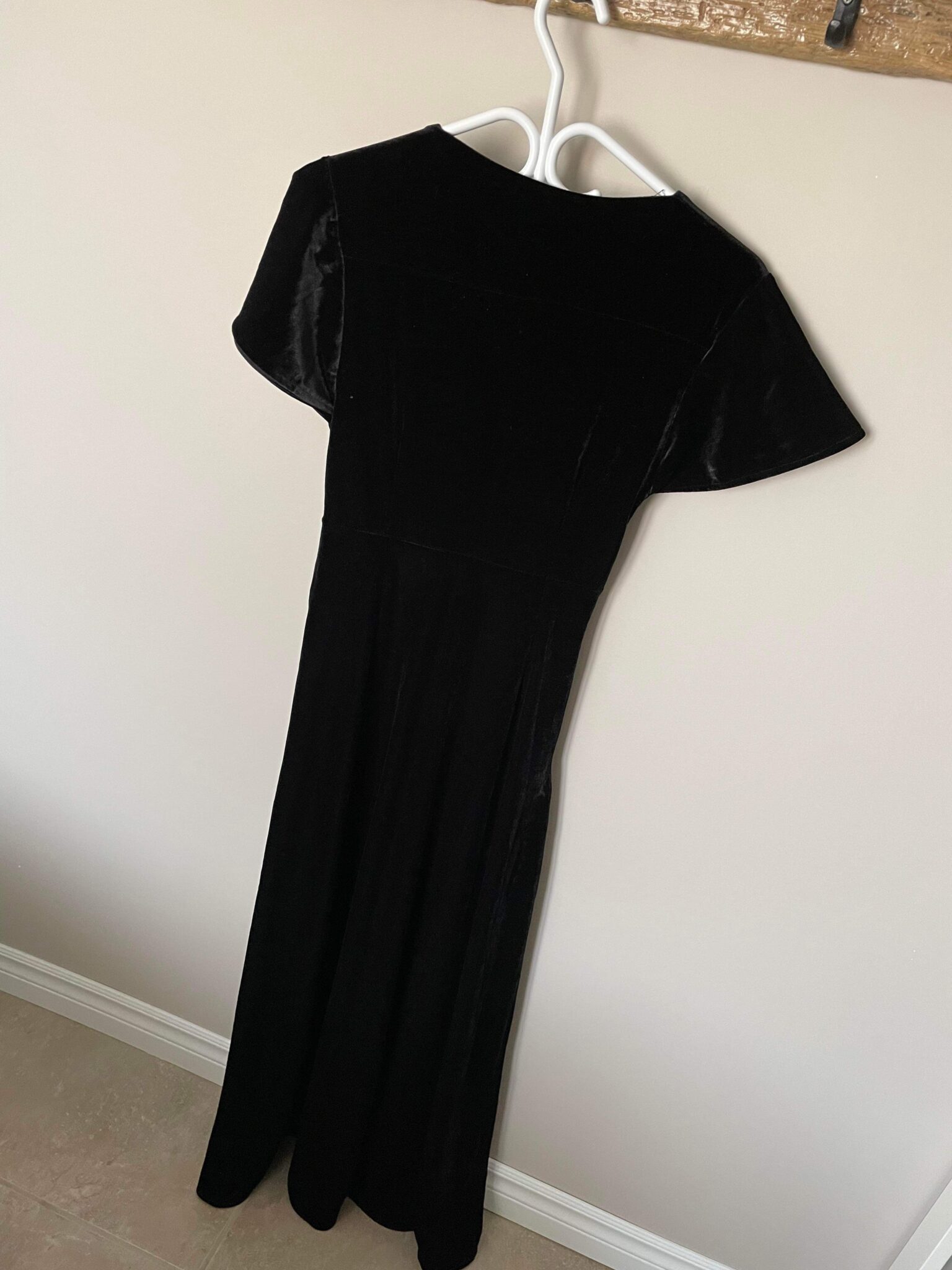Image for Robe velours noir Small