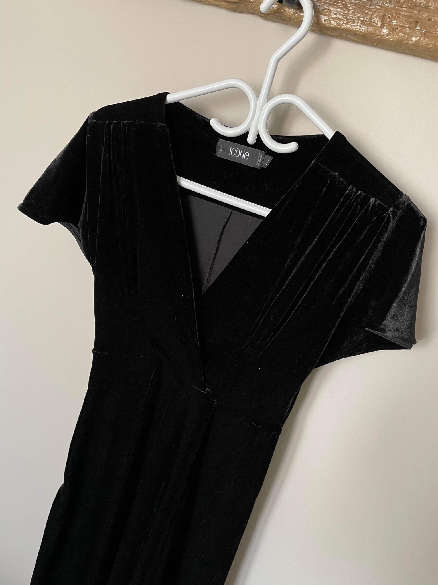 Image for Robe velours noir Small