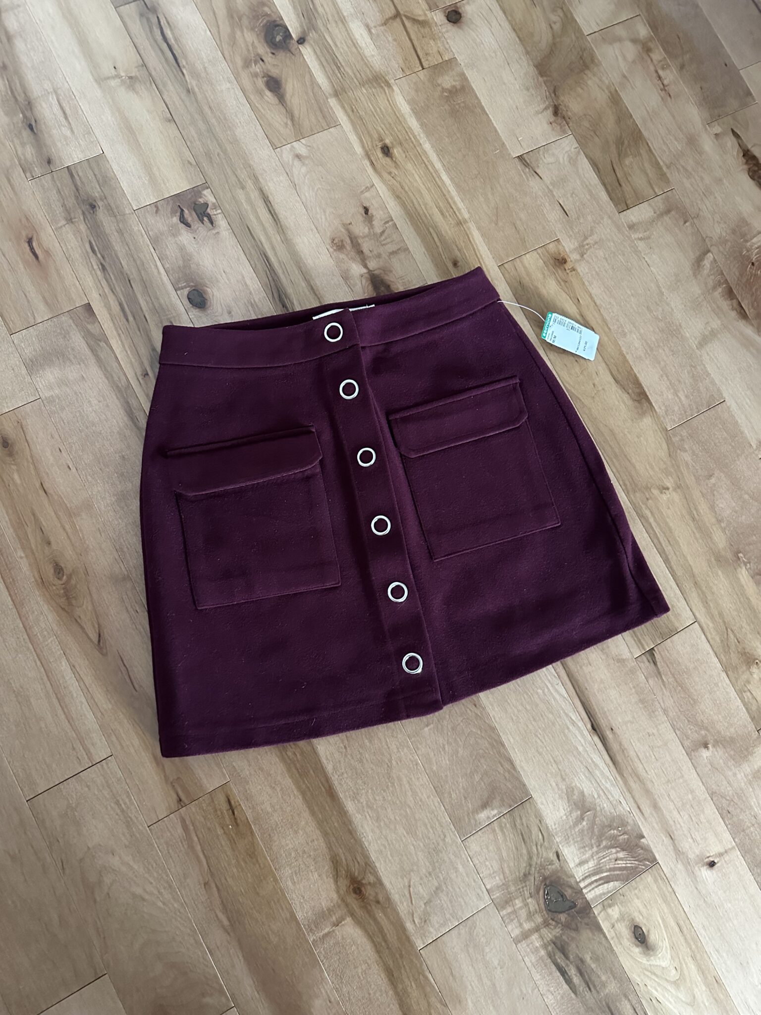 Featured image for Jupe rouge bordeaux Dynamite Medium