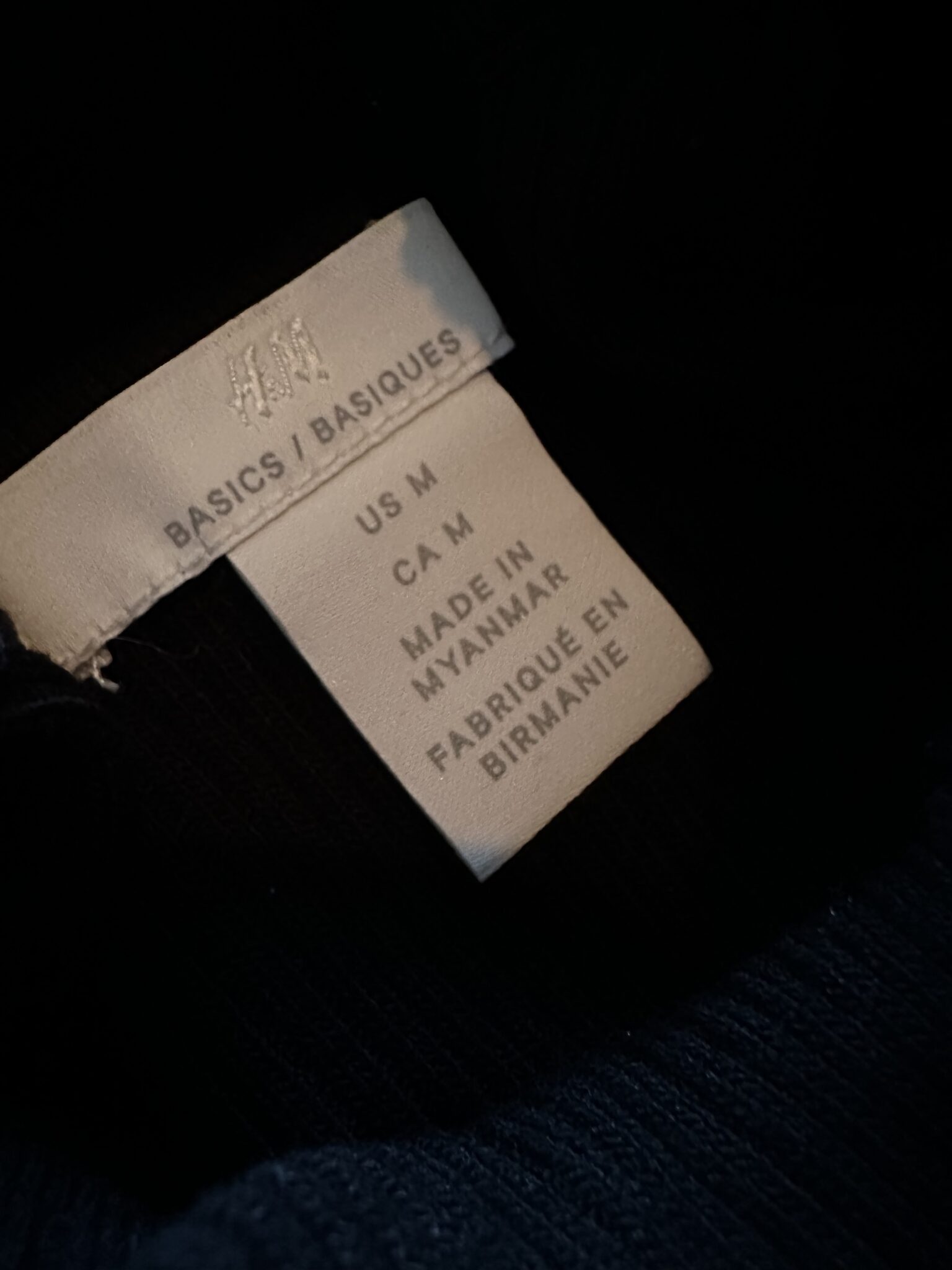 Image for Col roulé noir medium