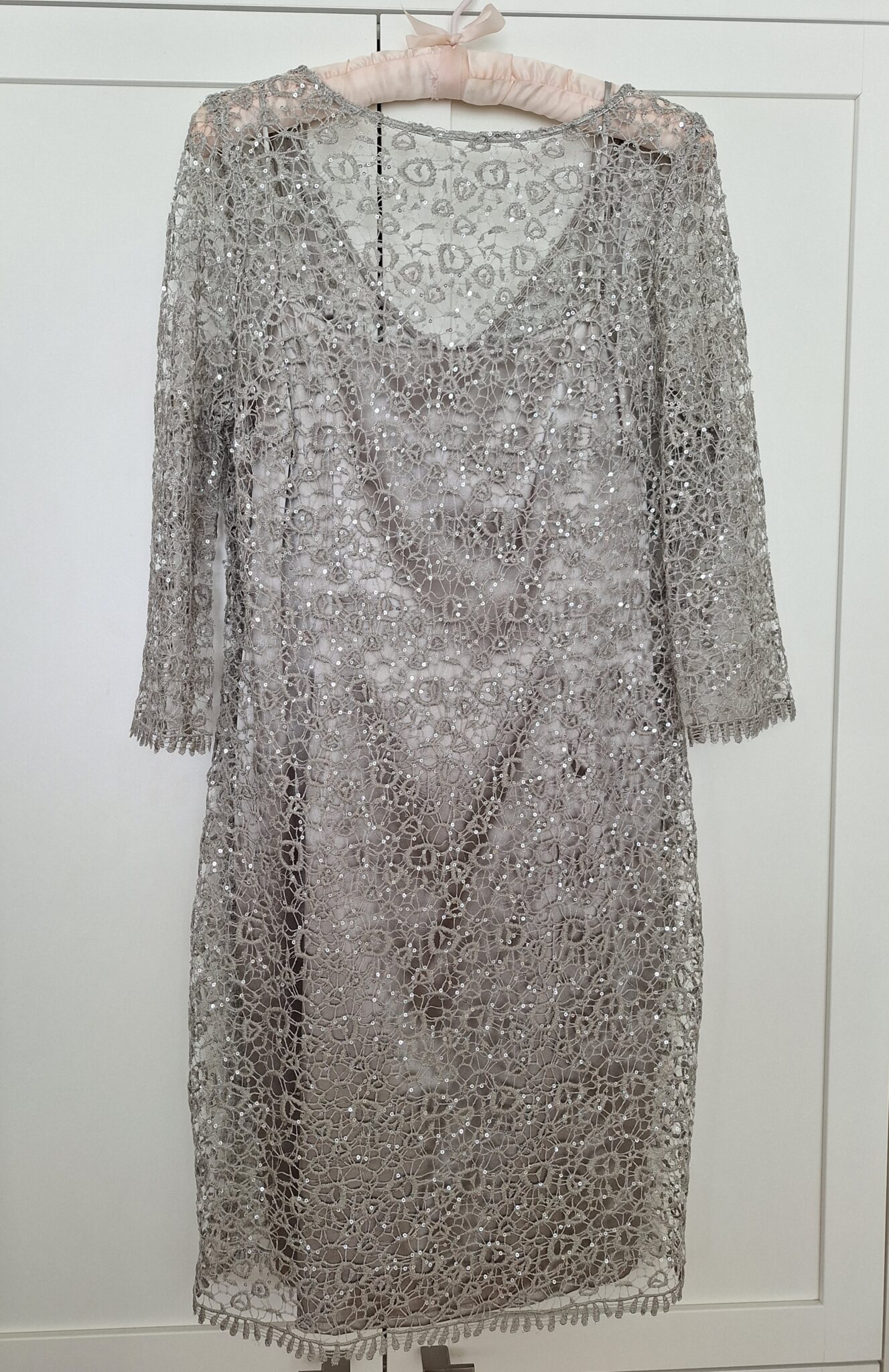 Featured image for Silver evening dress