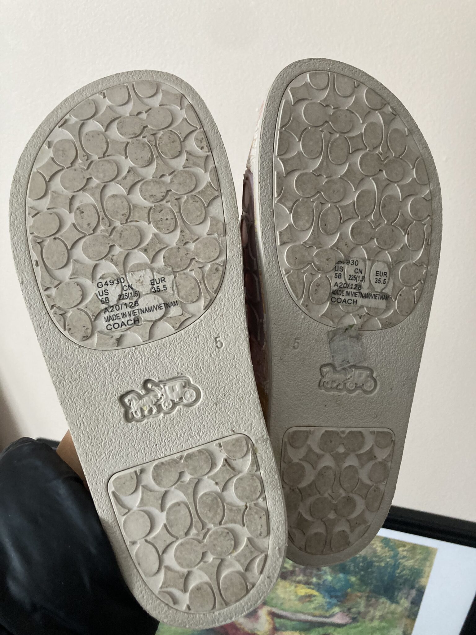 Image for Sandal size 5 Coach made 5.5 Vintage style