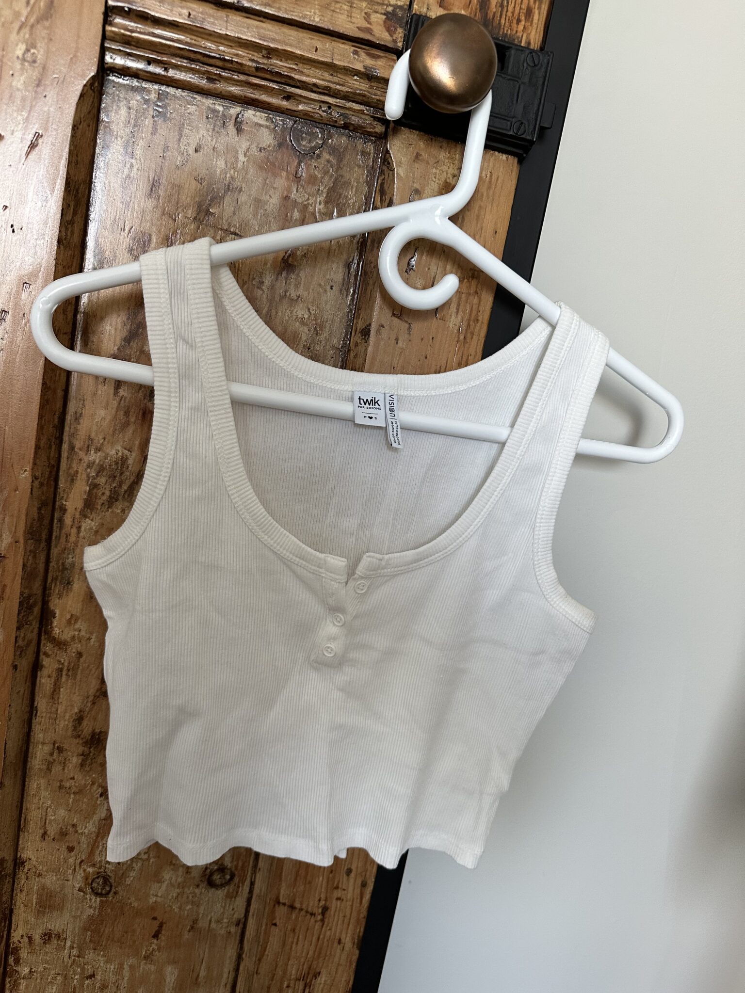 Featured image for Camisole courte blanche Small