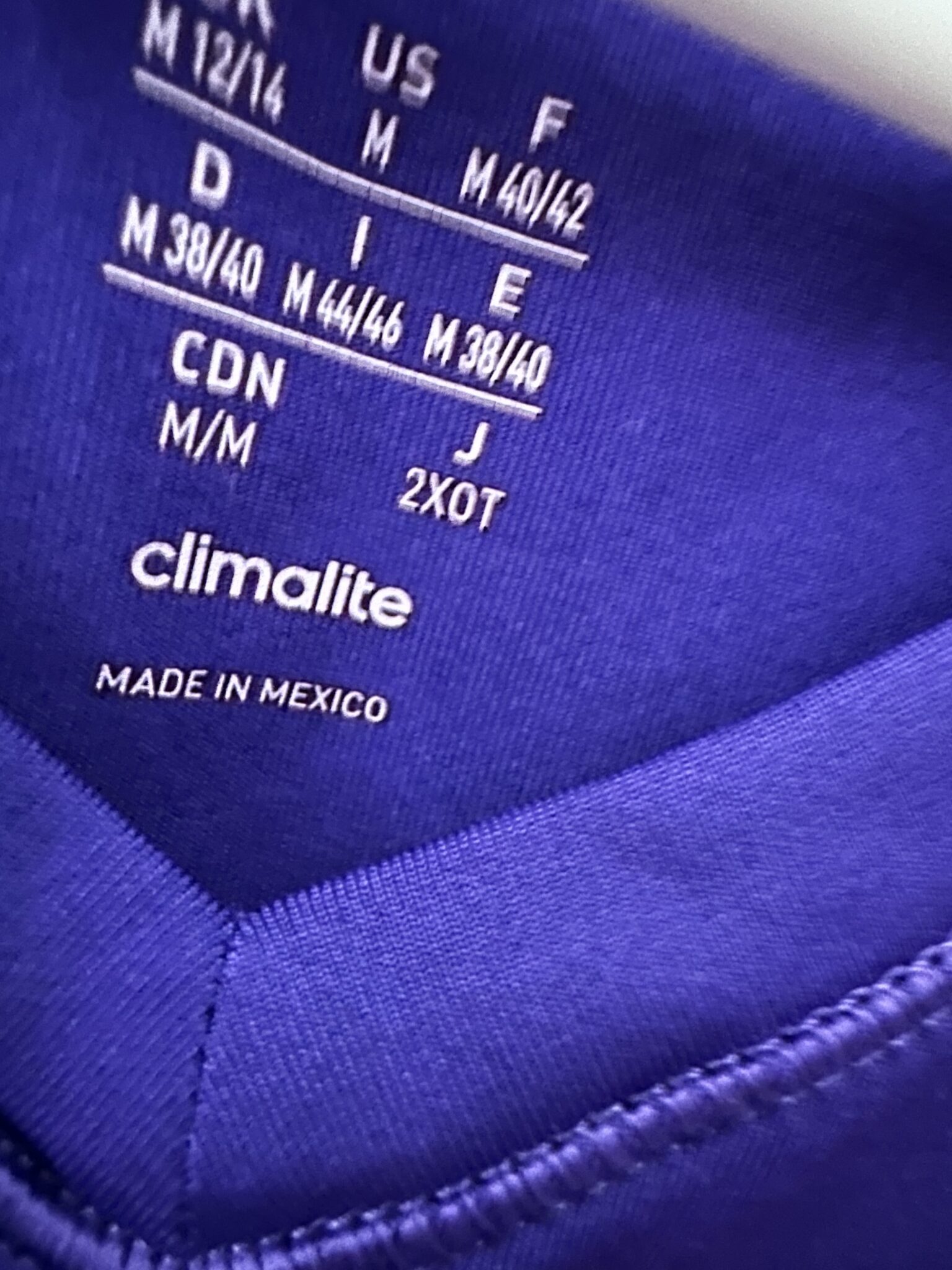 Image for Chandail sport Adidas violet Medium