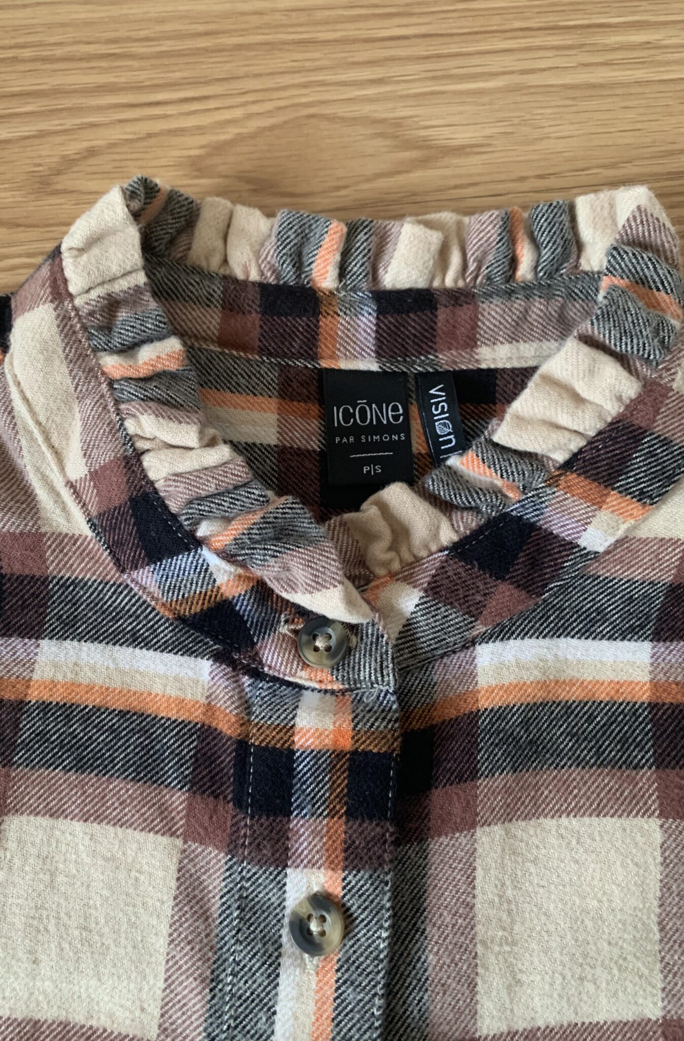 Image for Lightweight flannel blouse
