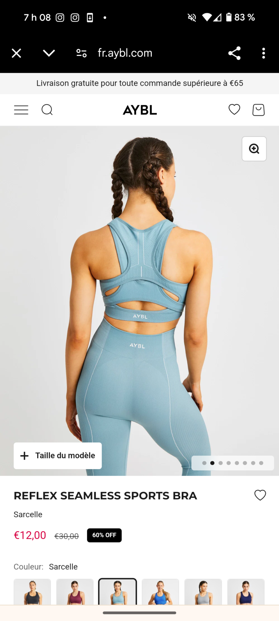Featured image for Aybl/Top de sport Sz S