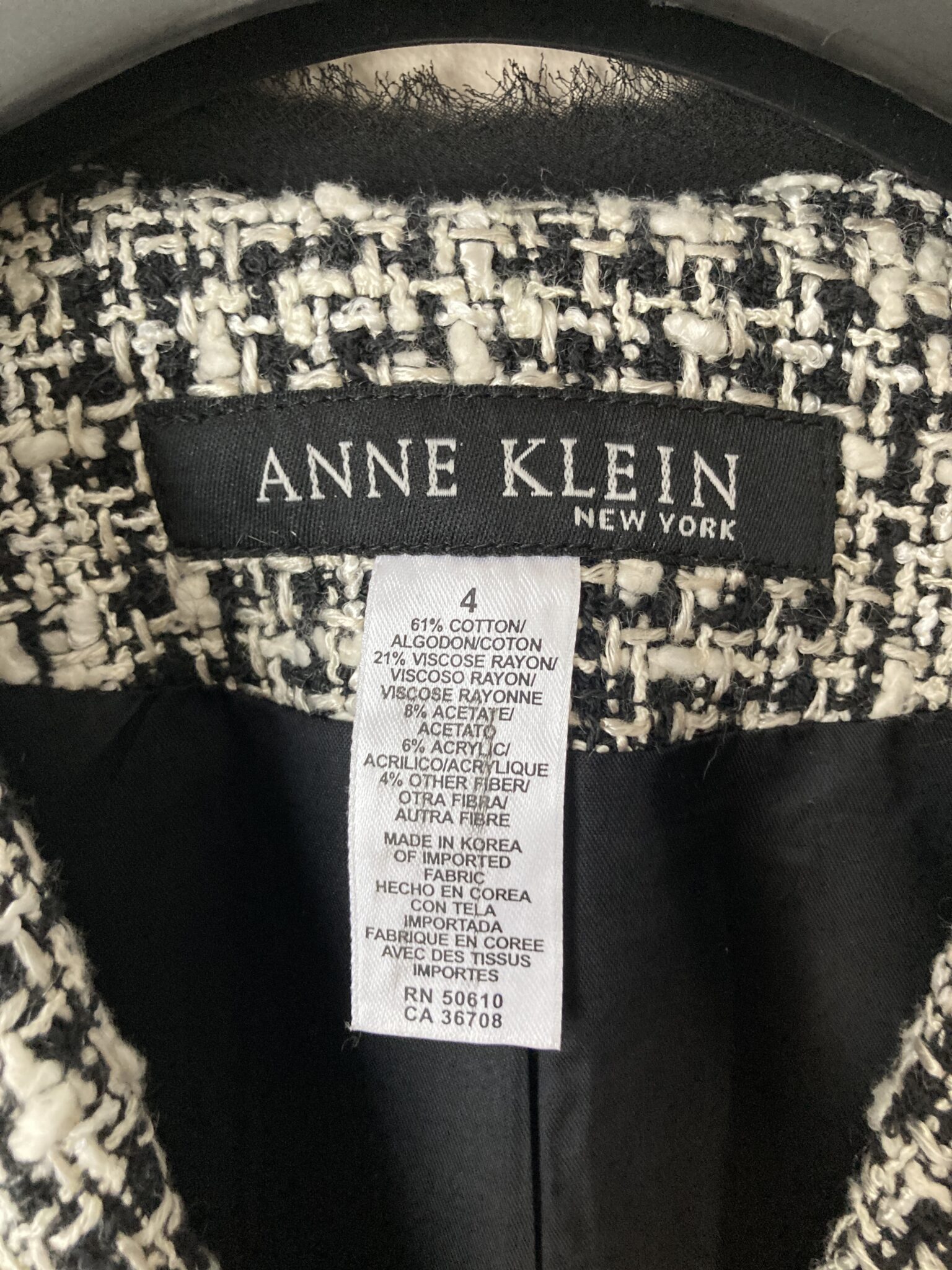 Image for Veste Anne Klein style Chanel taille 4