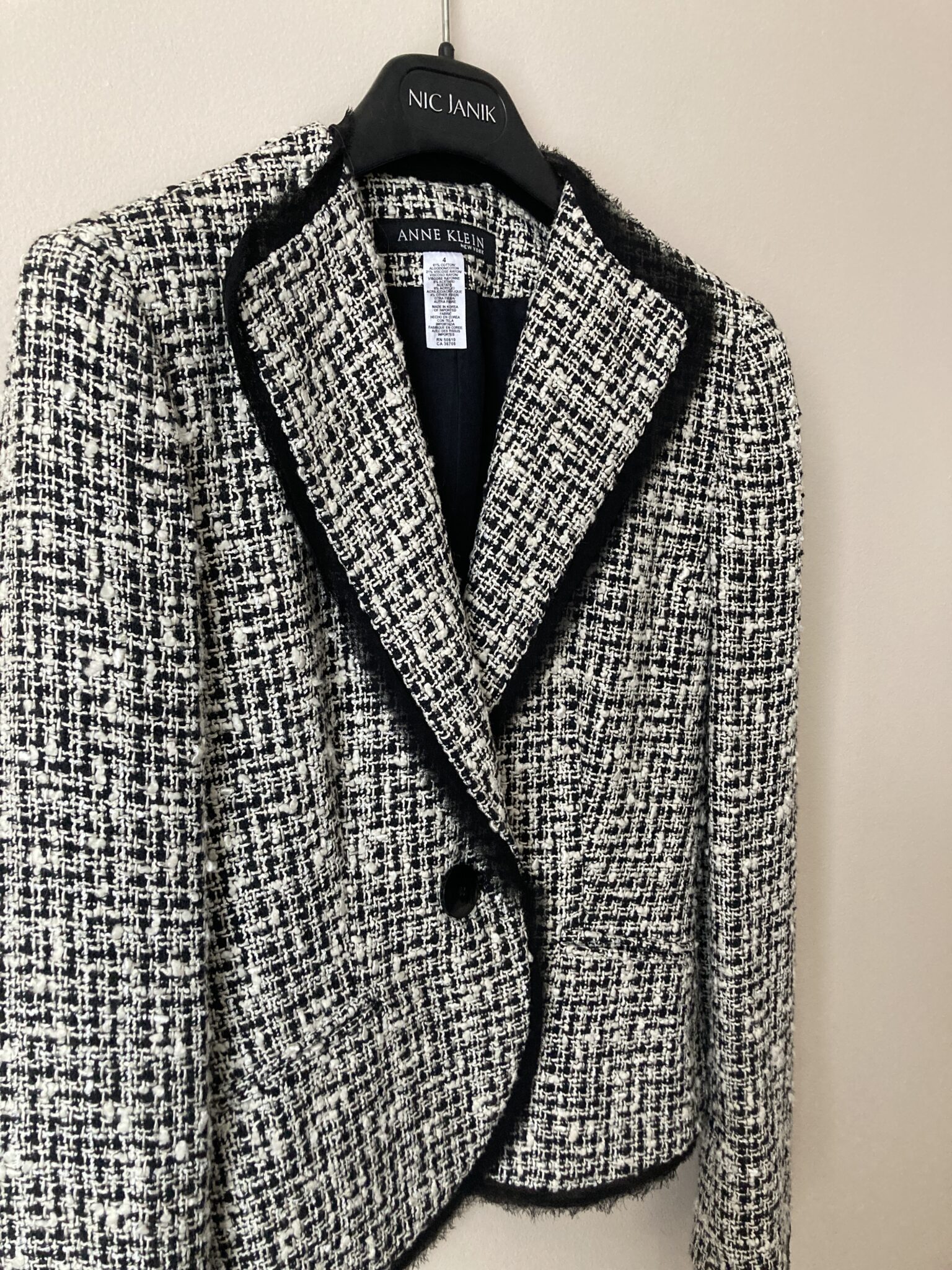 Image for Veste Anne Klein style Chanel taille 4
