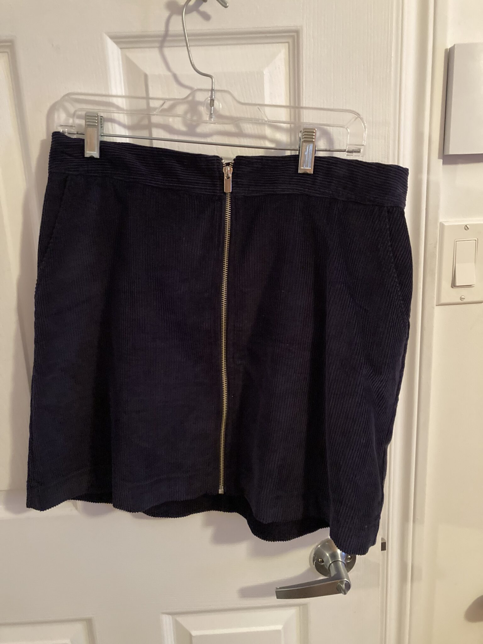 Featured image for Short corduroy skirt