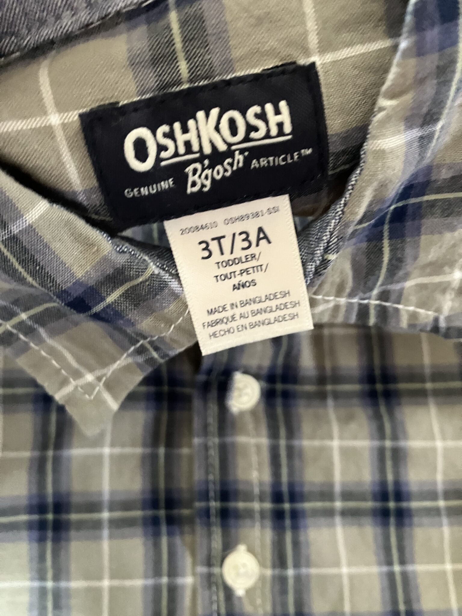 Image for Chemise OshKosh 3T (2)