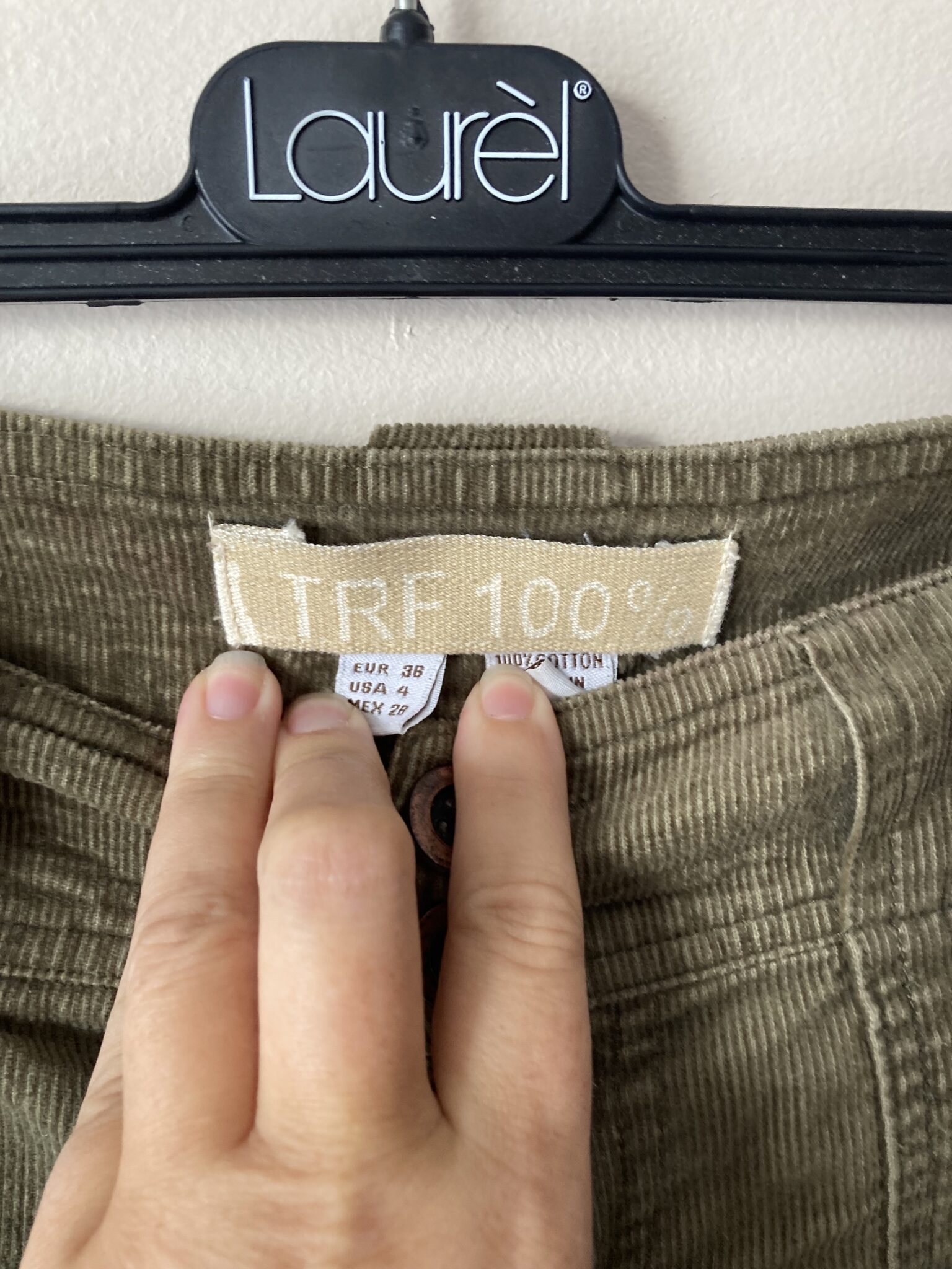 Image for Pantalon cargo 100% coton TRF Zara