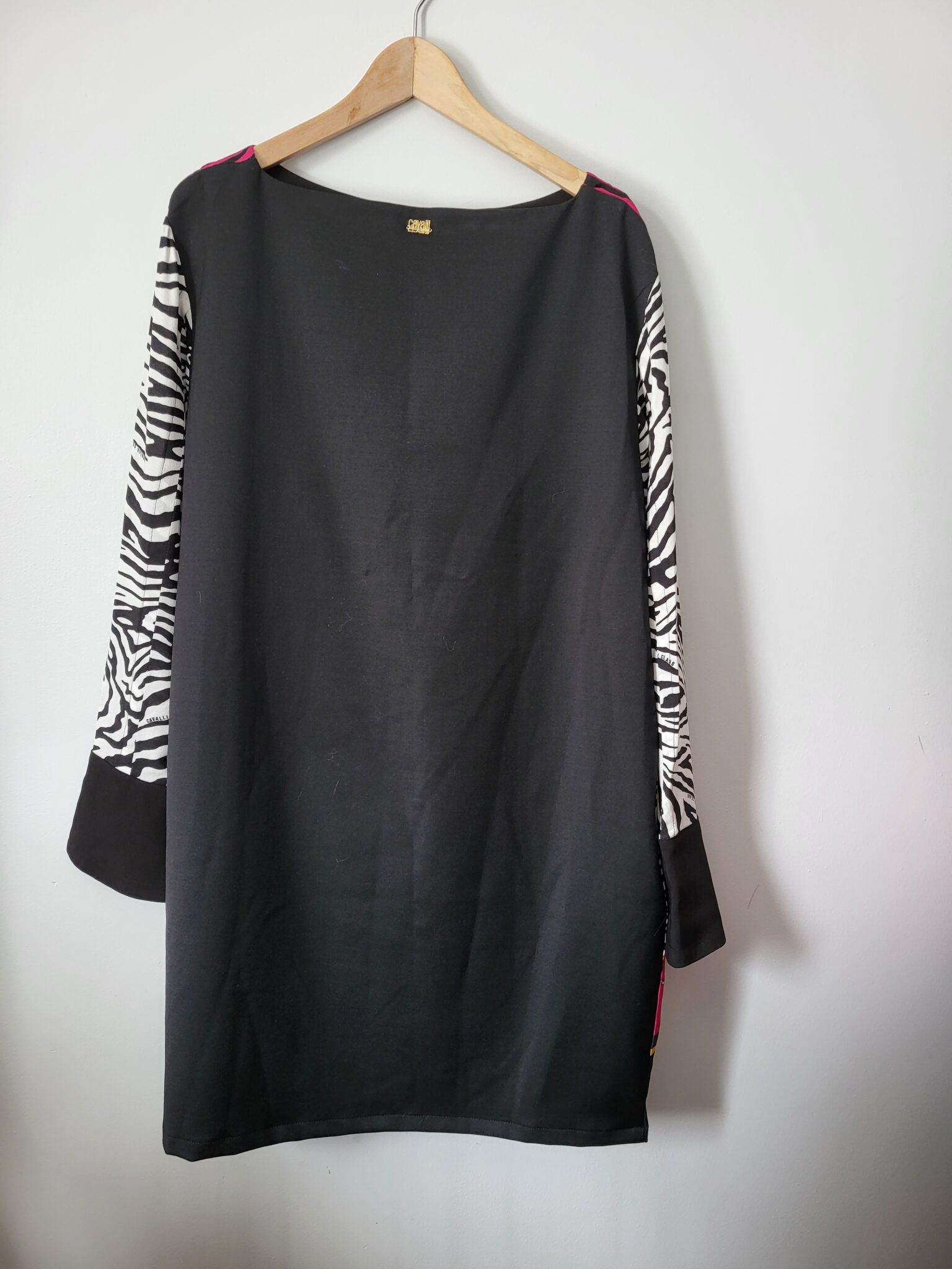 Image for CAVALLI colourful zebra dress