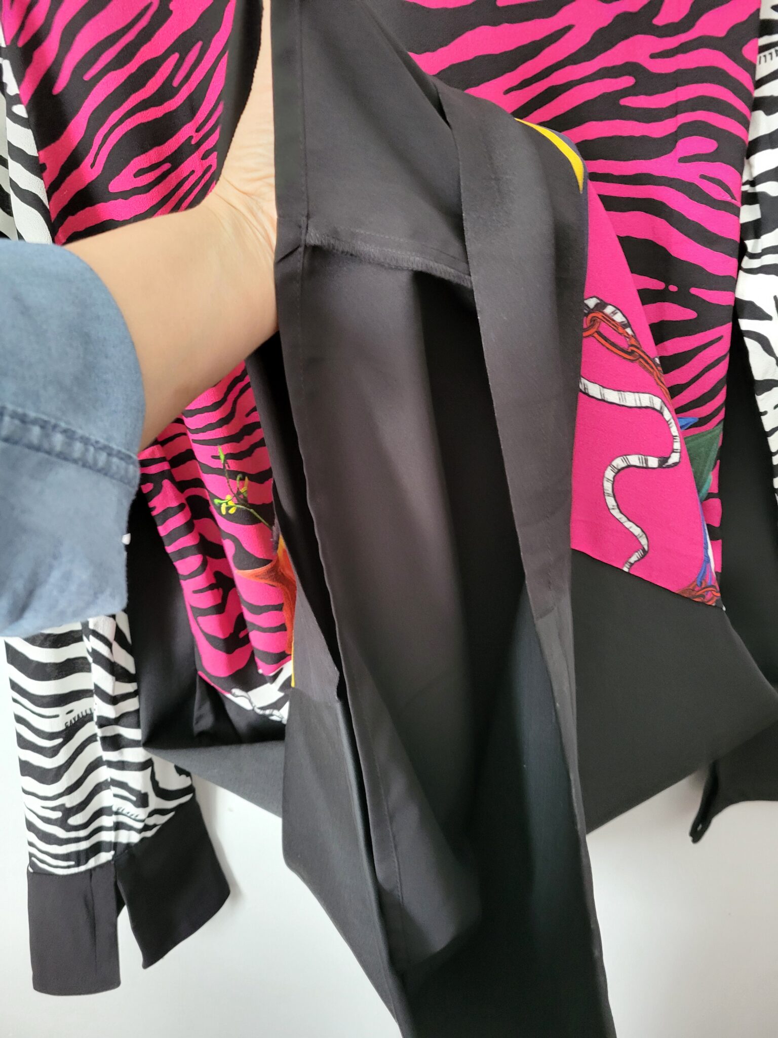 Image for CAVALLI colourful zebra dress