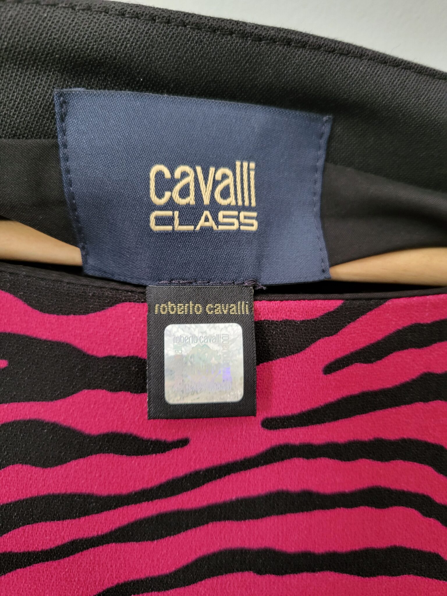 Image for CAVALLI colourful zebra dress