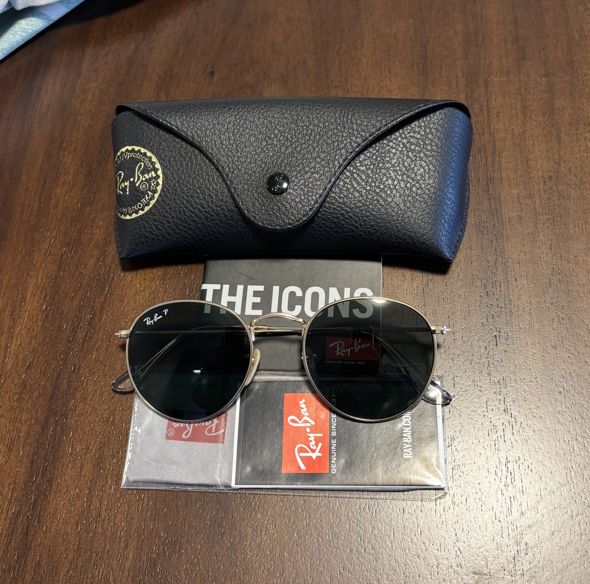 Featured image for Lunettes de soleil Ray-Ban Round Metal Polarized