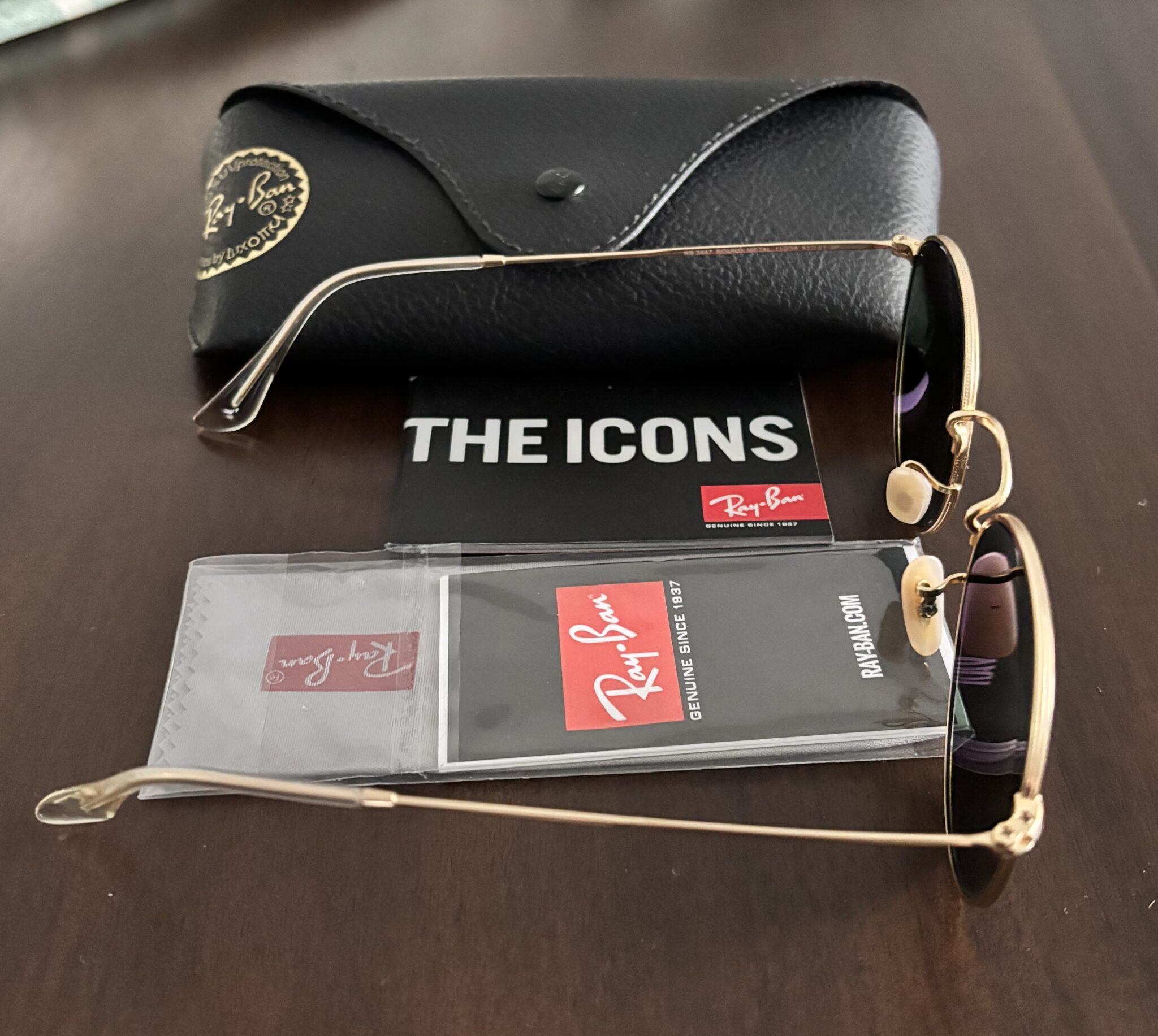 Image for Lunettes de soleil Ray-Ban Round Metal Polarized