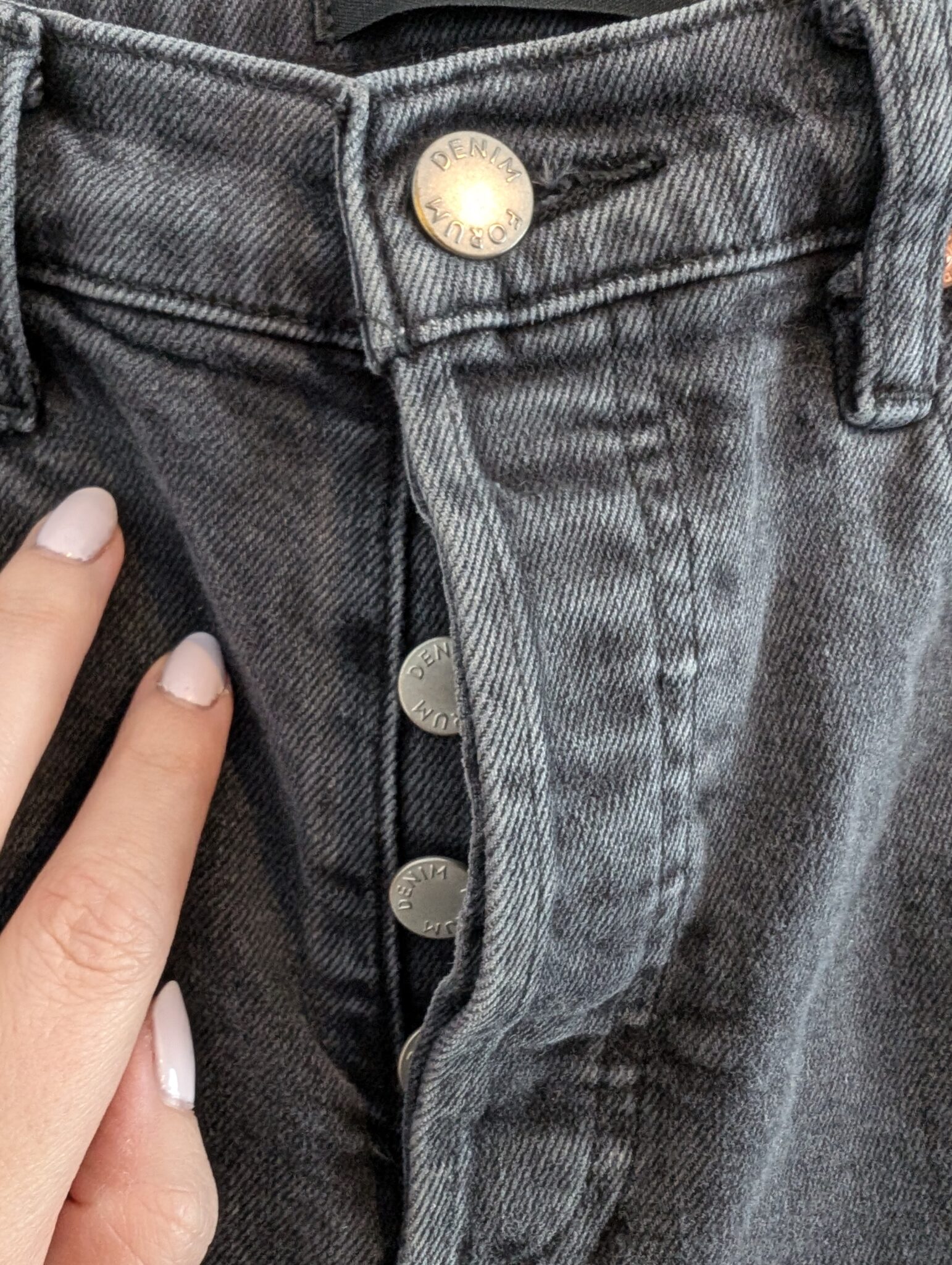 Image for Denim Forum/Yoko High Rise Slim Jeans Sz 26L