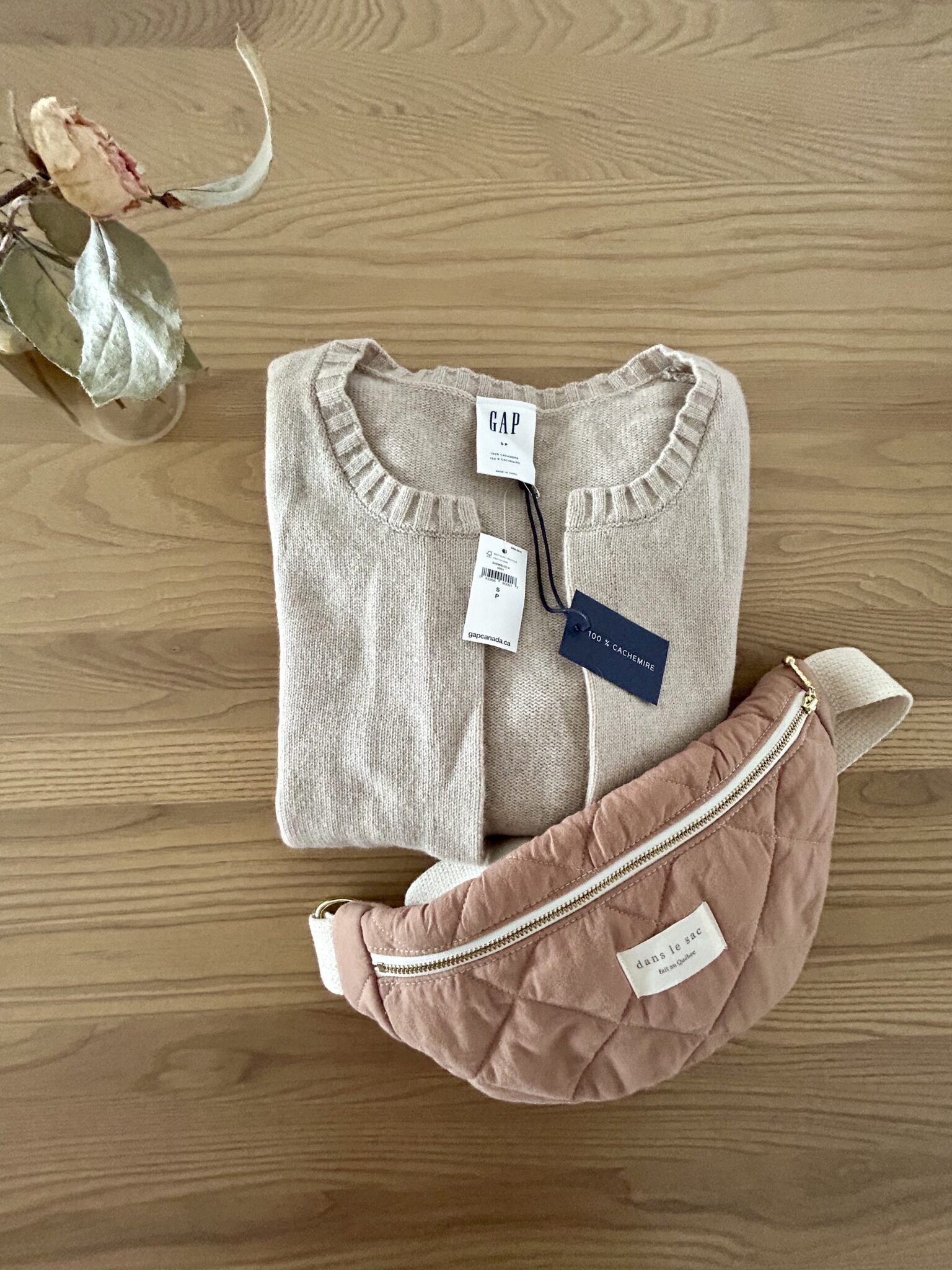 Image for New * Beige cashmere cardigan