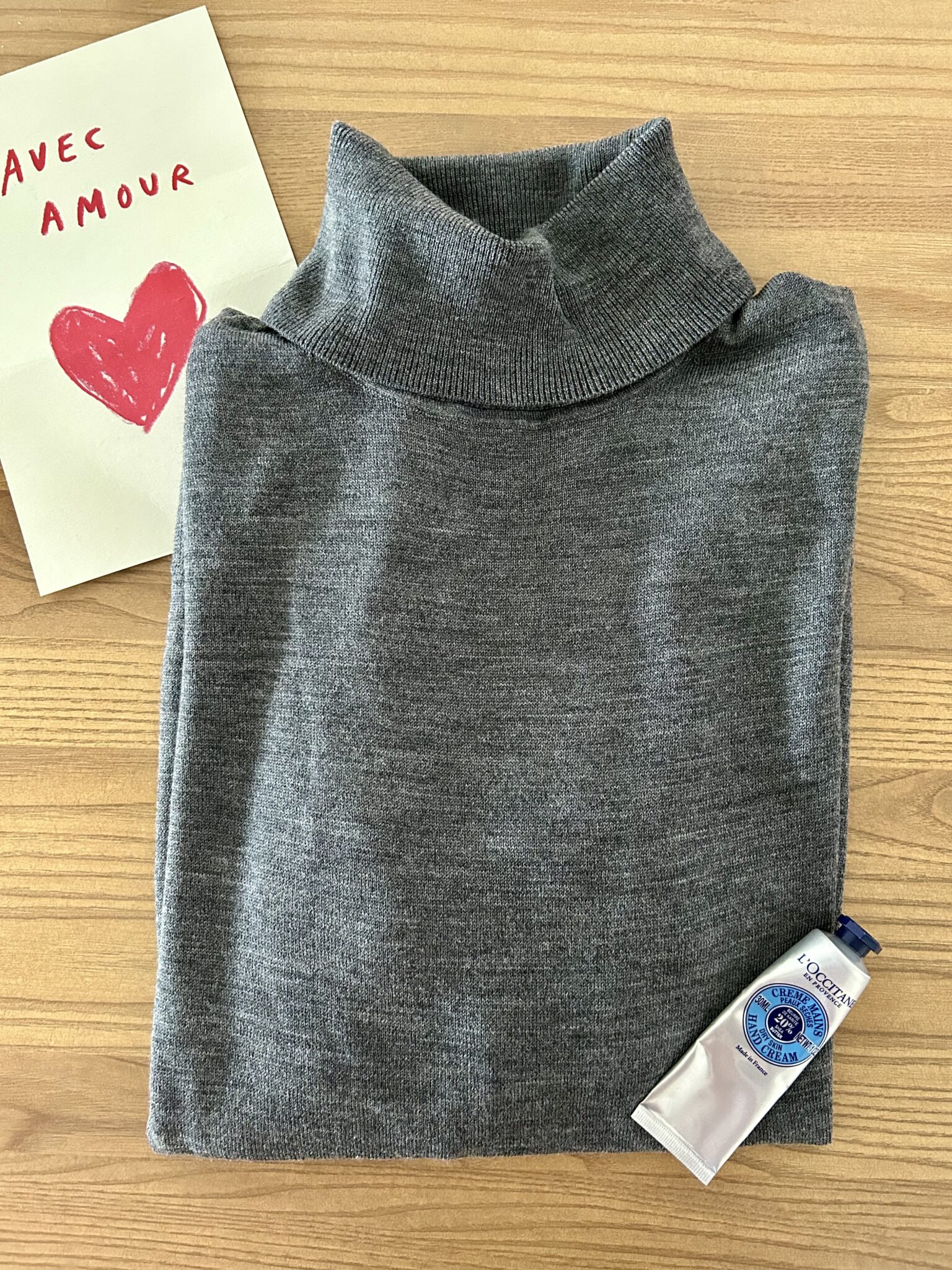 Featured image for Neuf * Pull col roulé 100% mérinos