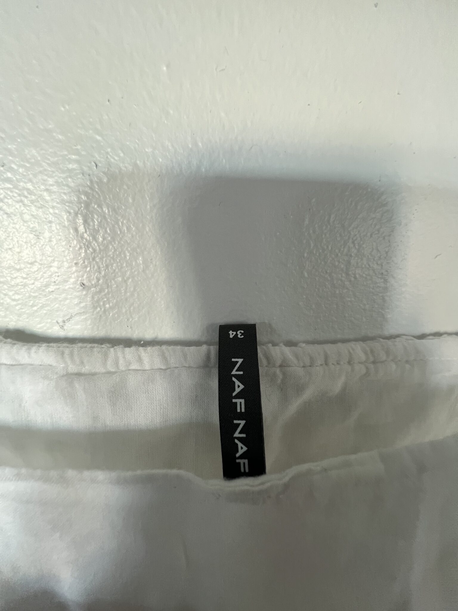 Image for Robe blanche estivale Naf Naf taille 34