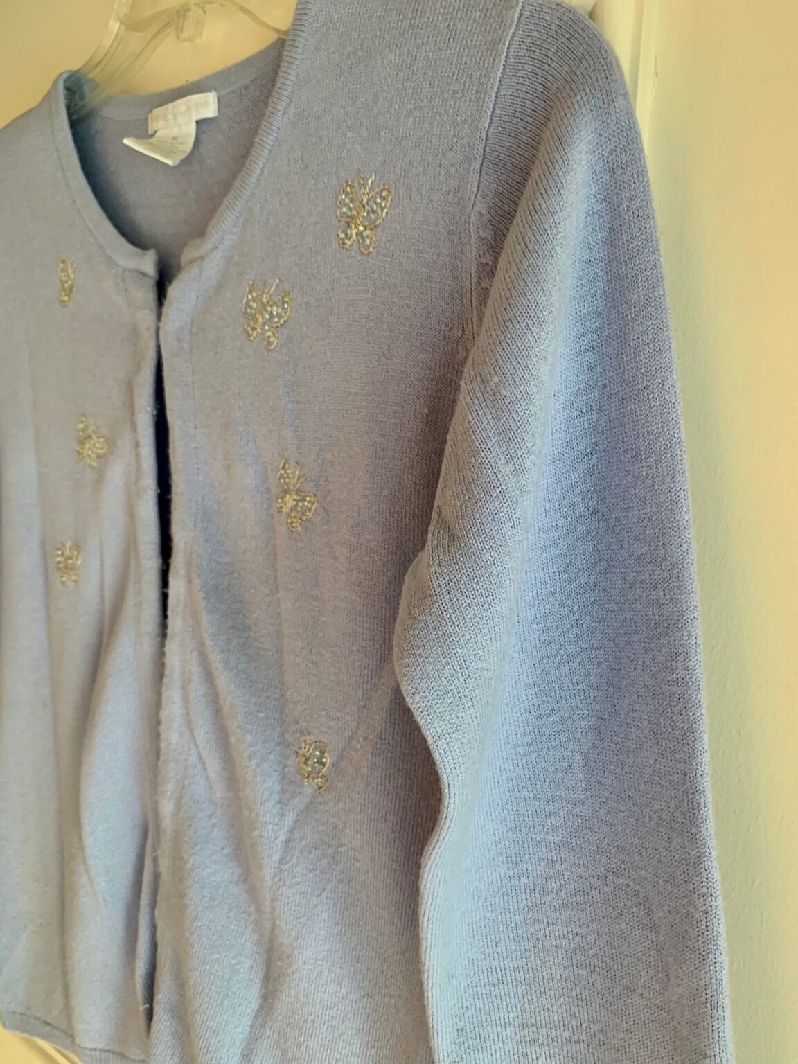 Image for Veste manches trois quart motif papillons