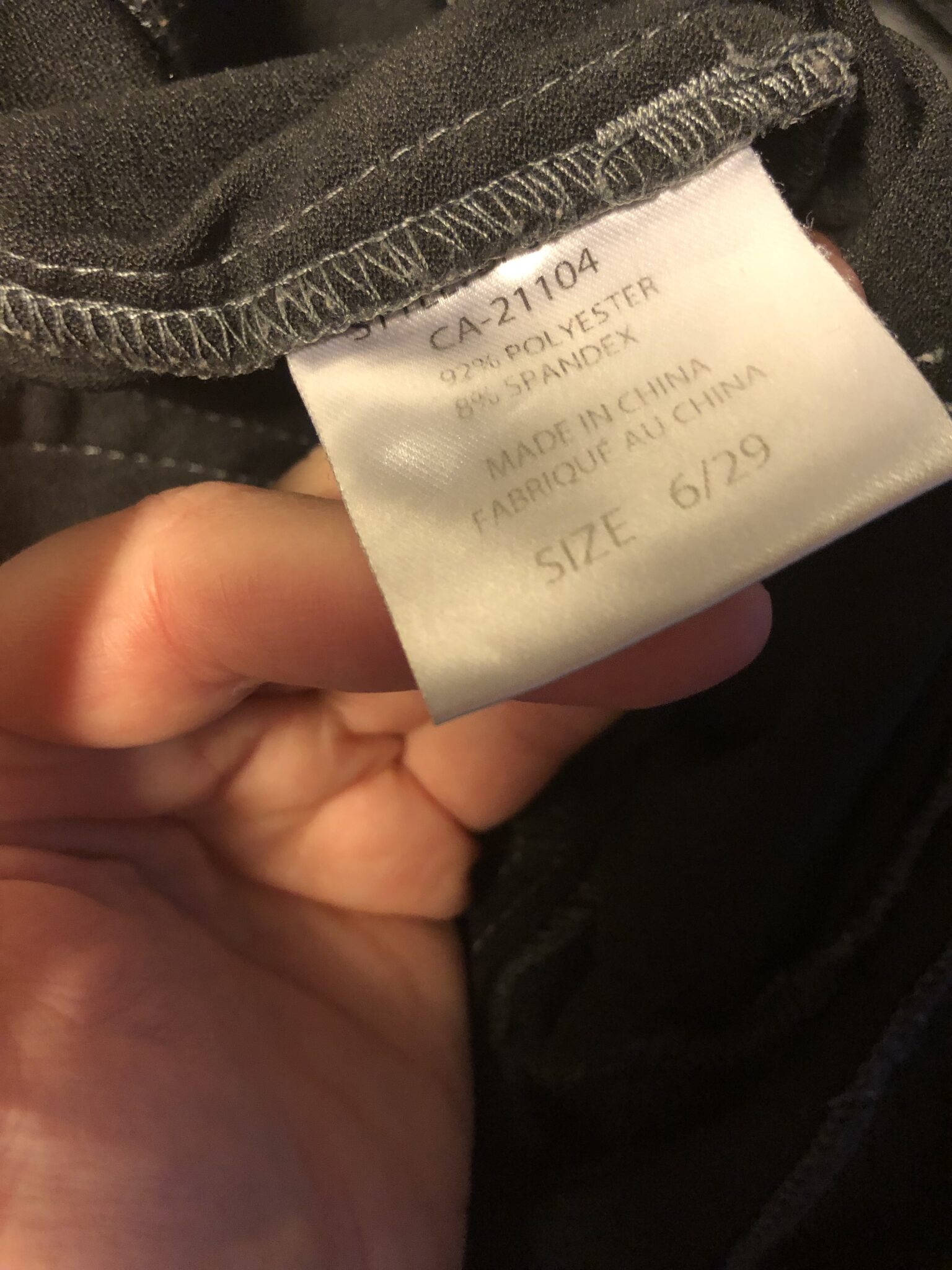 Image for Pantalon faux suède 6 ans (fait assez grand) gris souris