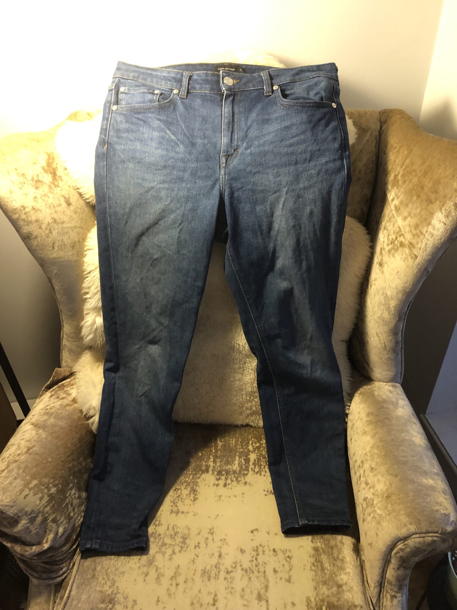 Featured image for Jeans bleu droit Frank and Oak taille 30 (7 à 10ans)