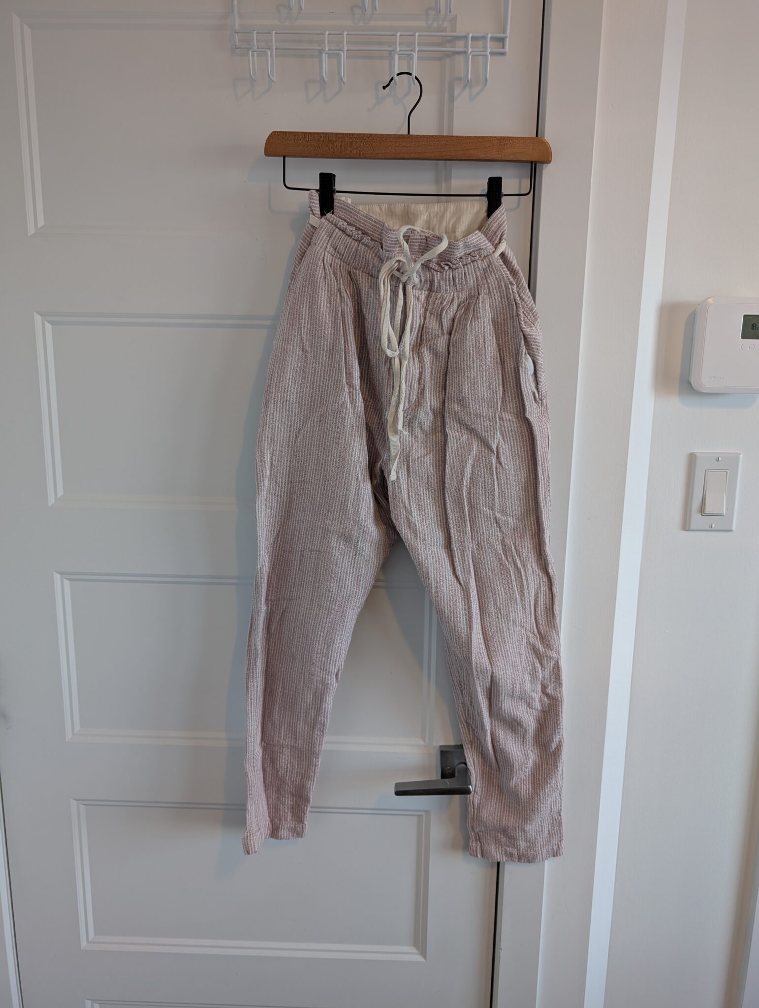 Featured image for Free People/Pantalon ligné en coton Sz 2