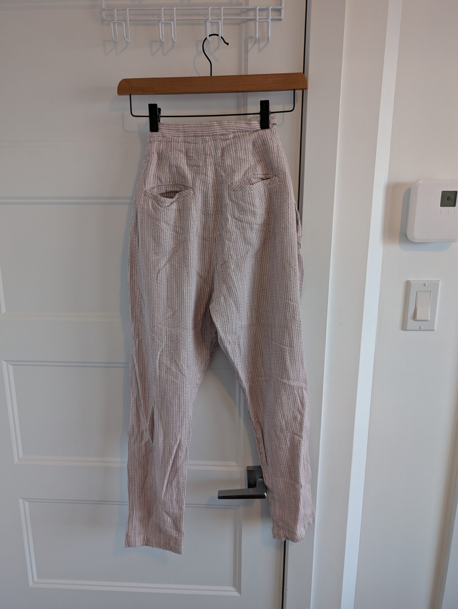 Image for Free People/Pantalon ligné en coton Sz 2