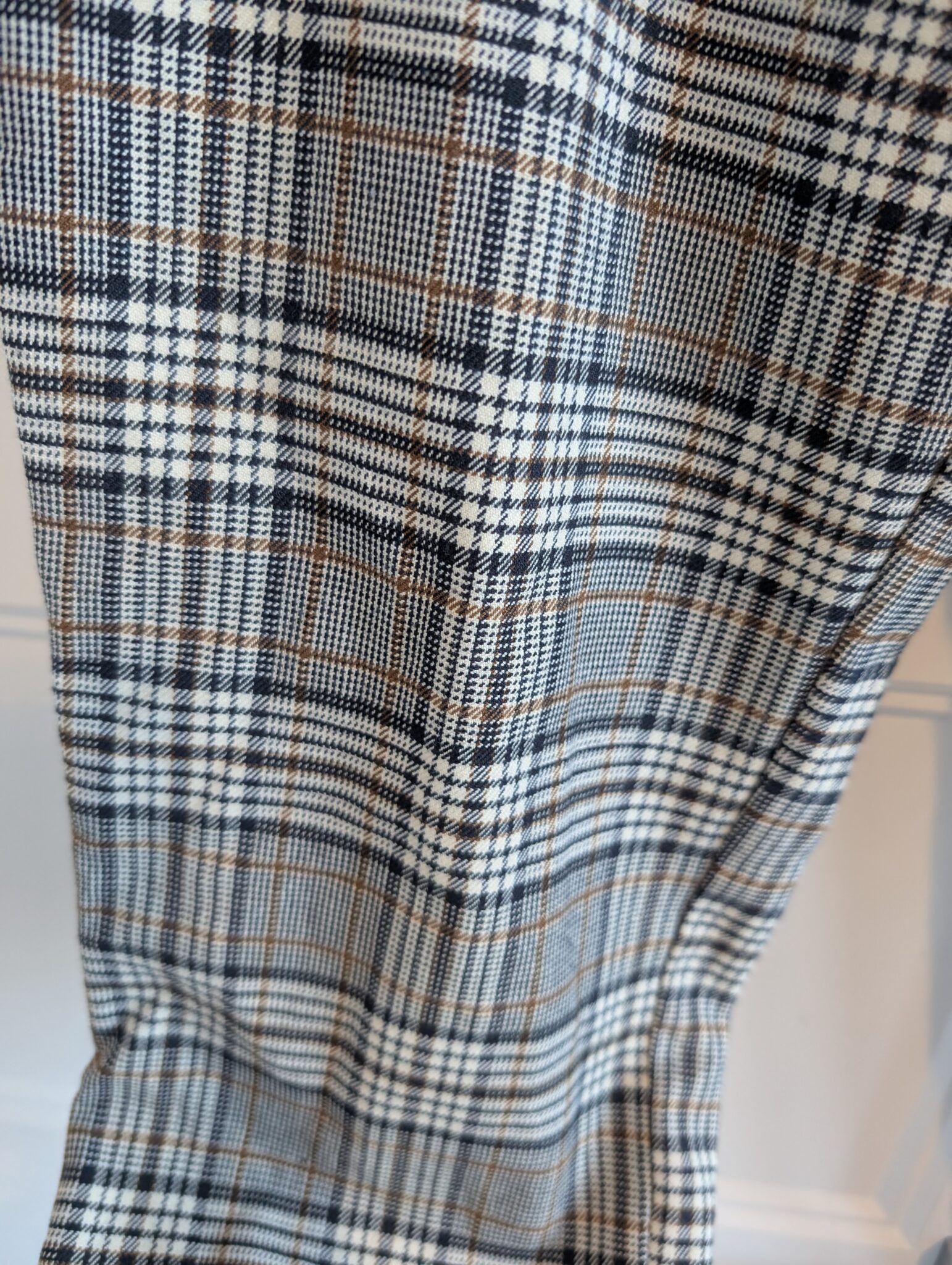 Image for Zara/Pantalon Carreauté Sz S