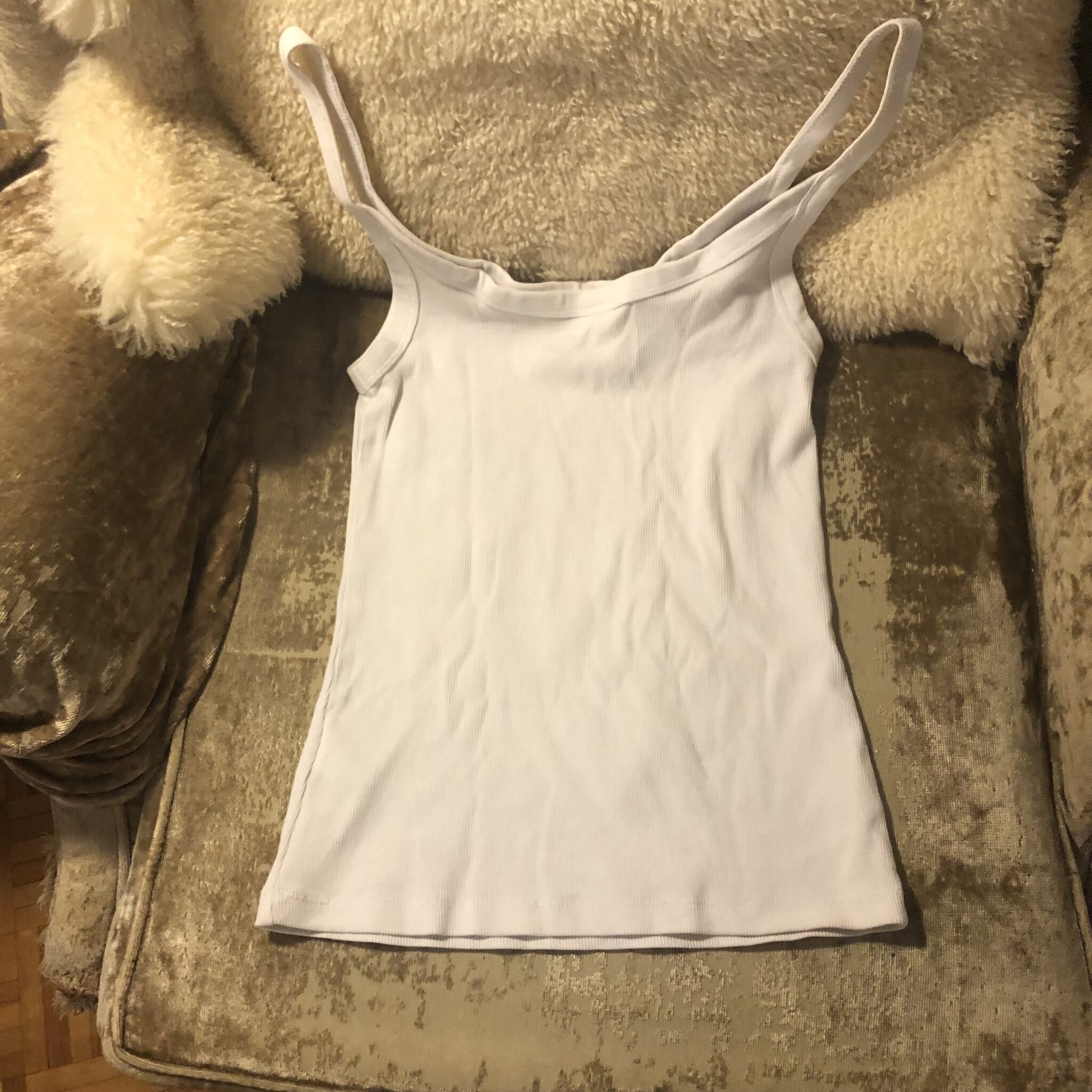 Image for Camisole h et m basique blanche small , lizerée (ribbed)