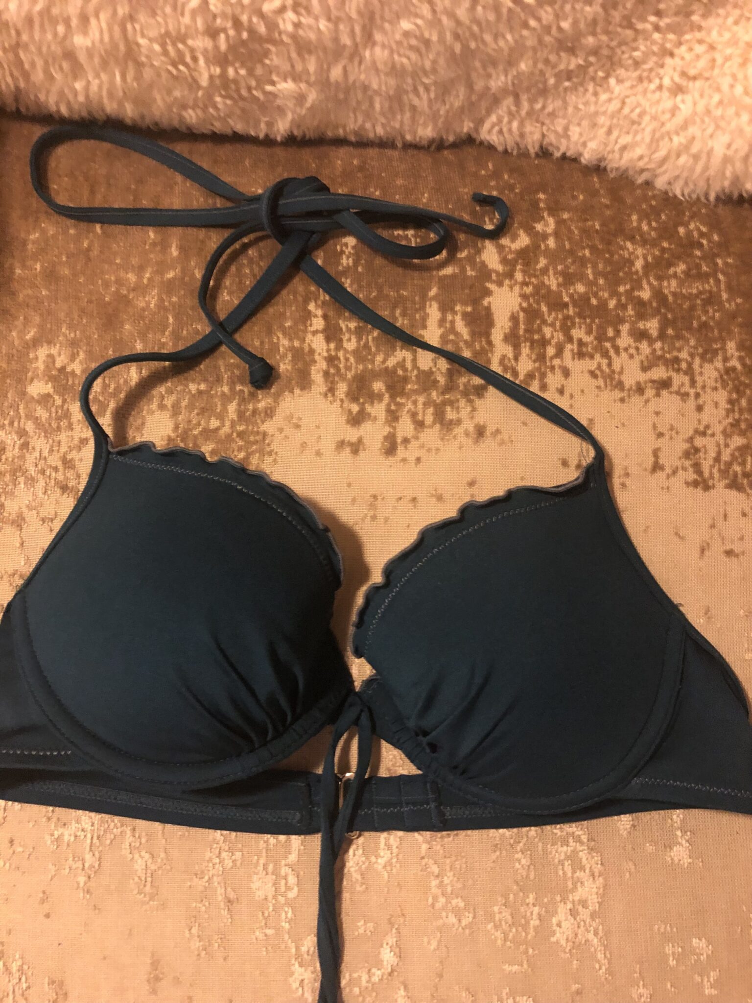 Image for Top maillot « petit médium » féminin vert forêt