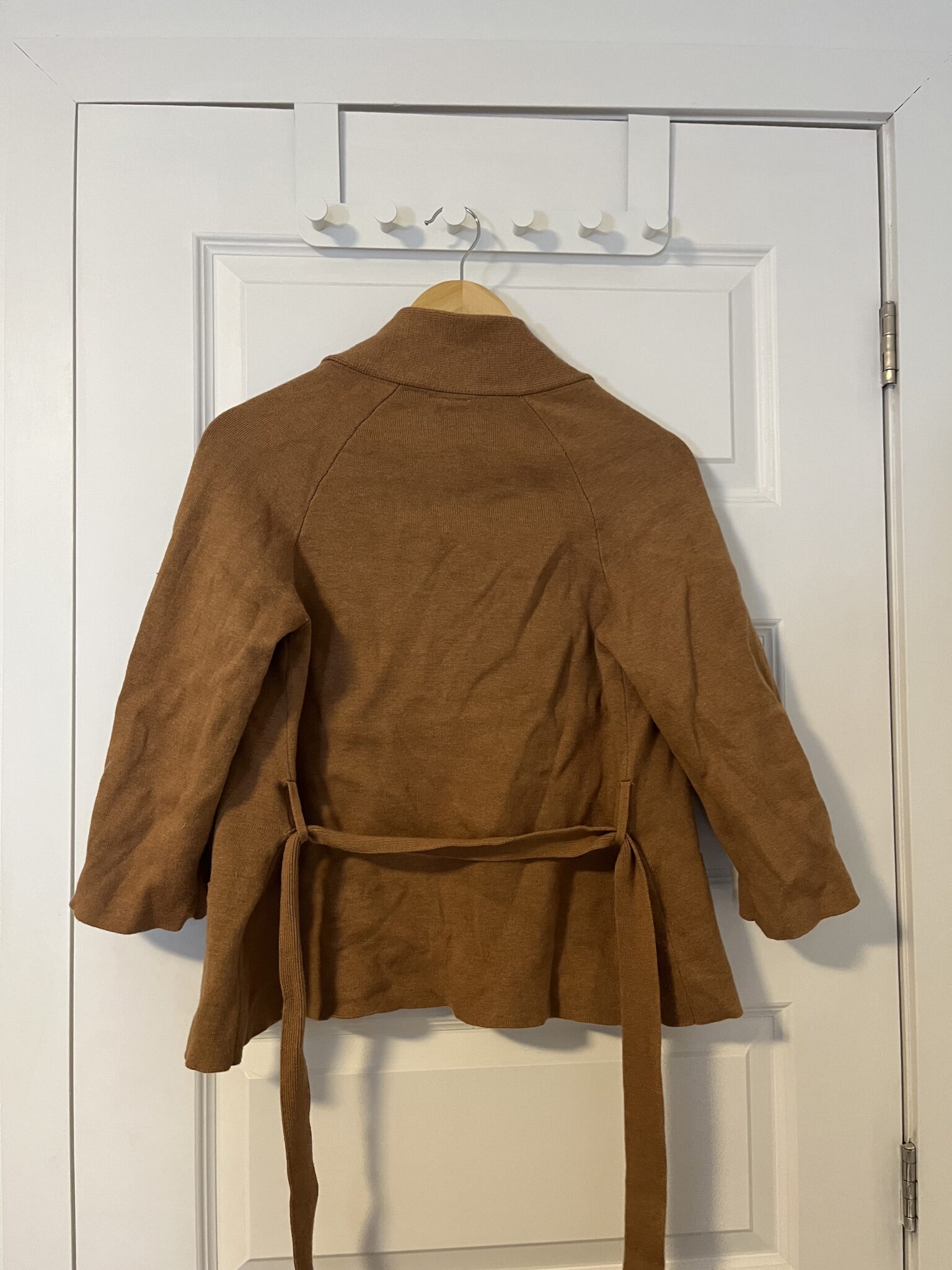 Image for Anthropologie Rizzo Camel Wrap Cardigan