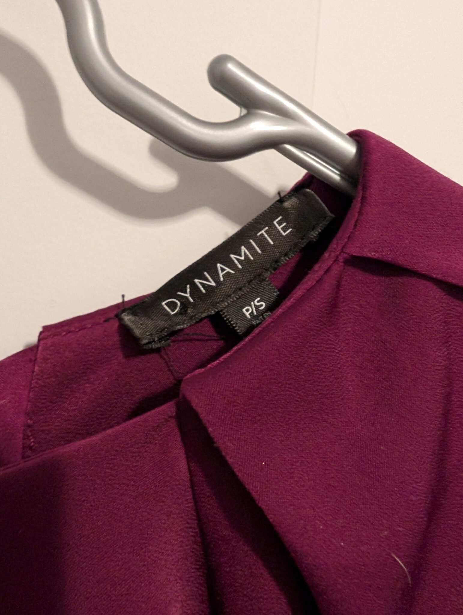 Image for Dynamite/Blouse Dos Ouvert Sz S