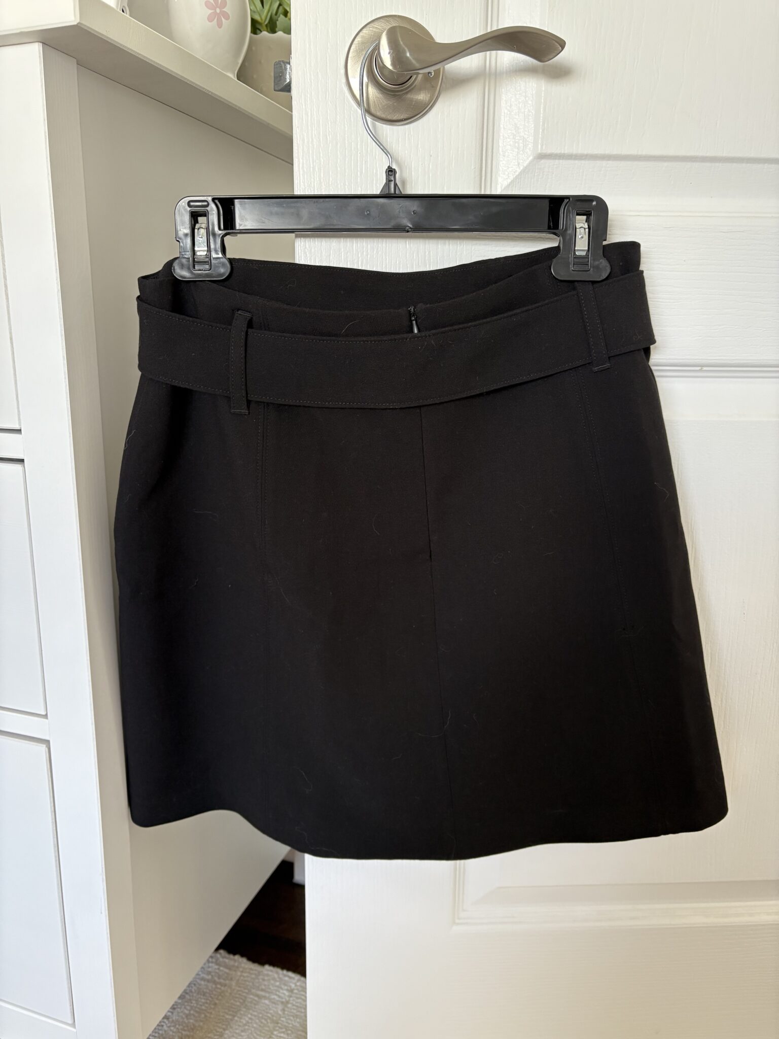 Image for Jupe noire à ceinture
