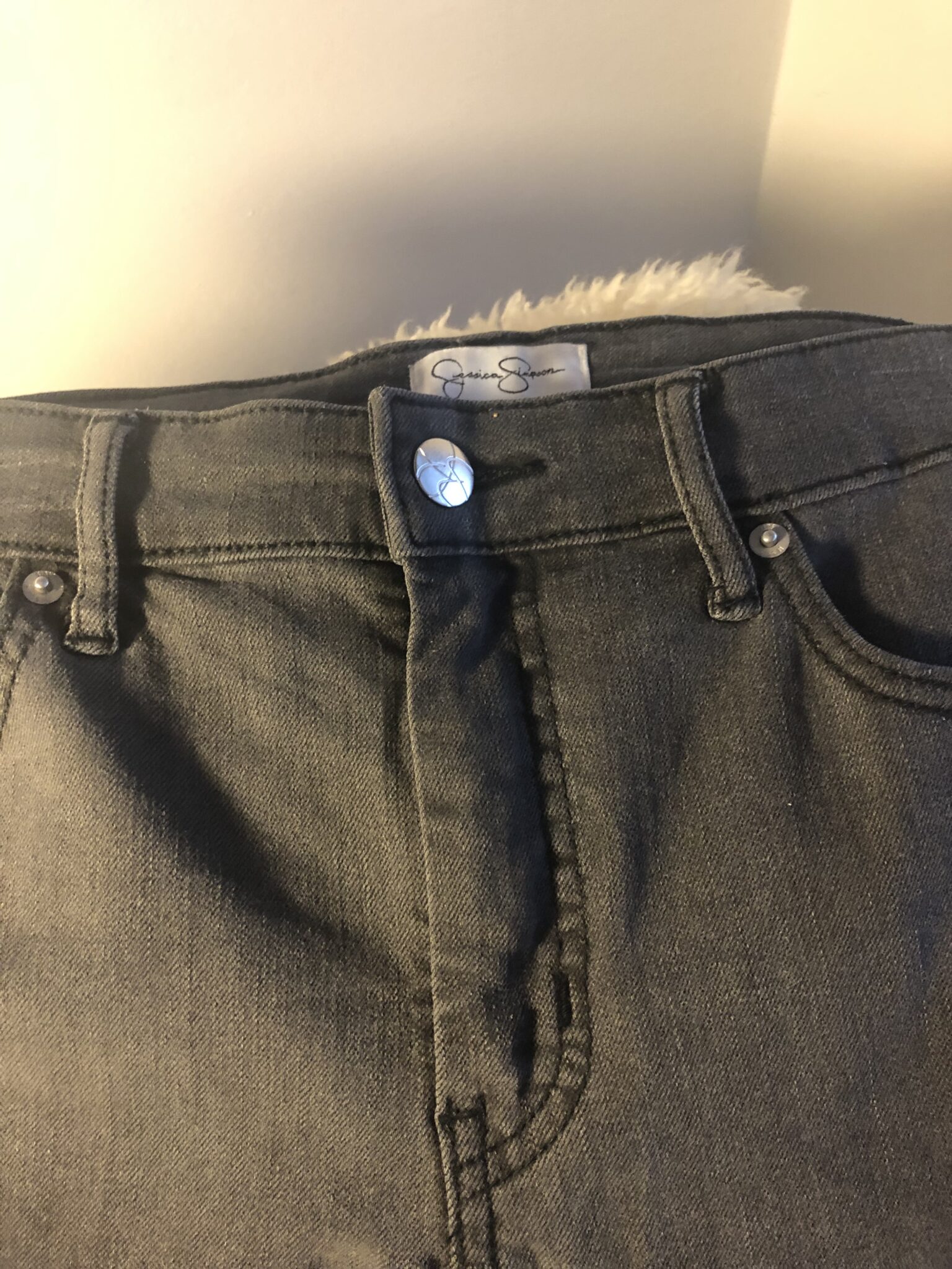 Featured image for pantalon jeans gris jessica simpsons 8 ans fait grand, 30 - 31 jeans